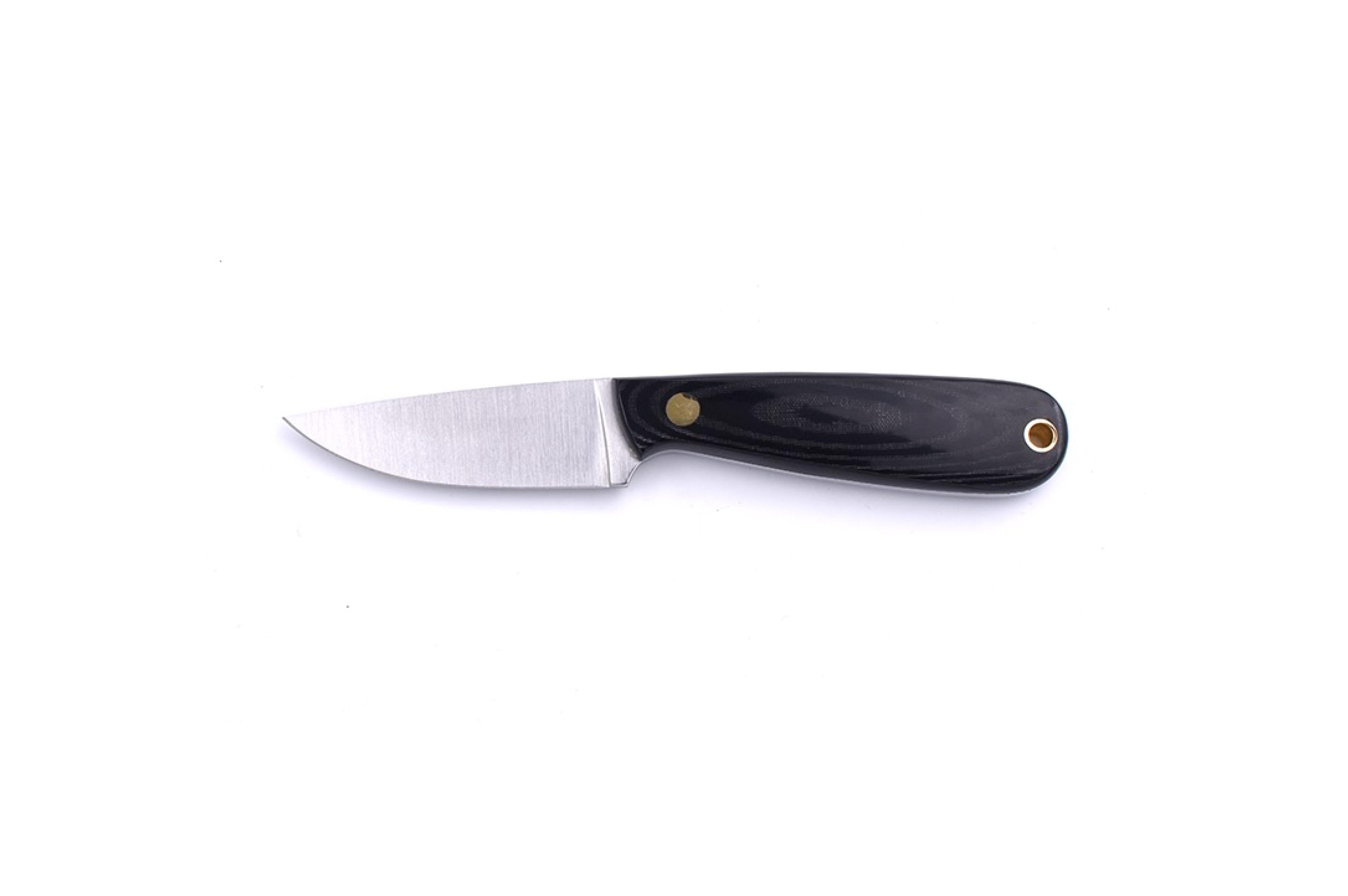 Brisa - Necker 70 - BlackMicarta - Flat - Kydex - 16 cm - Carving knives