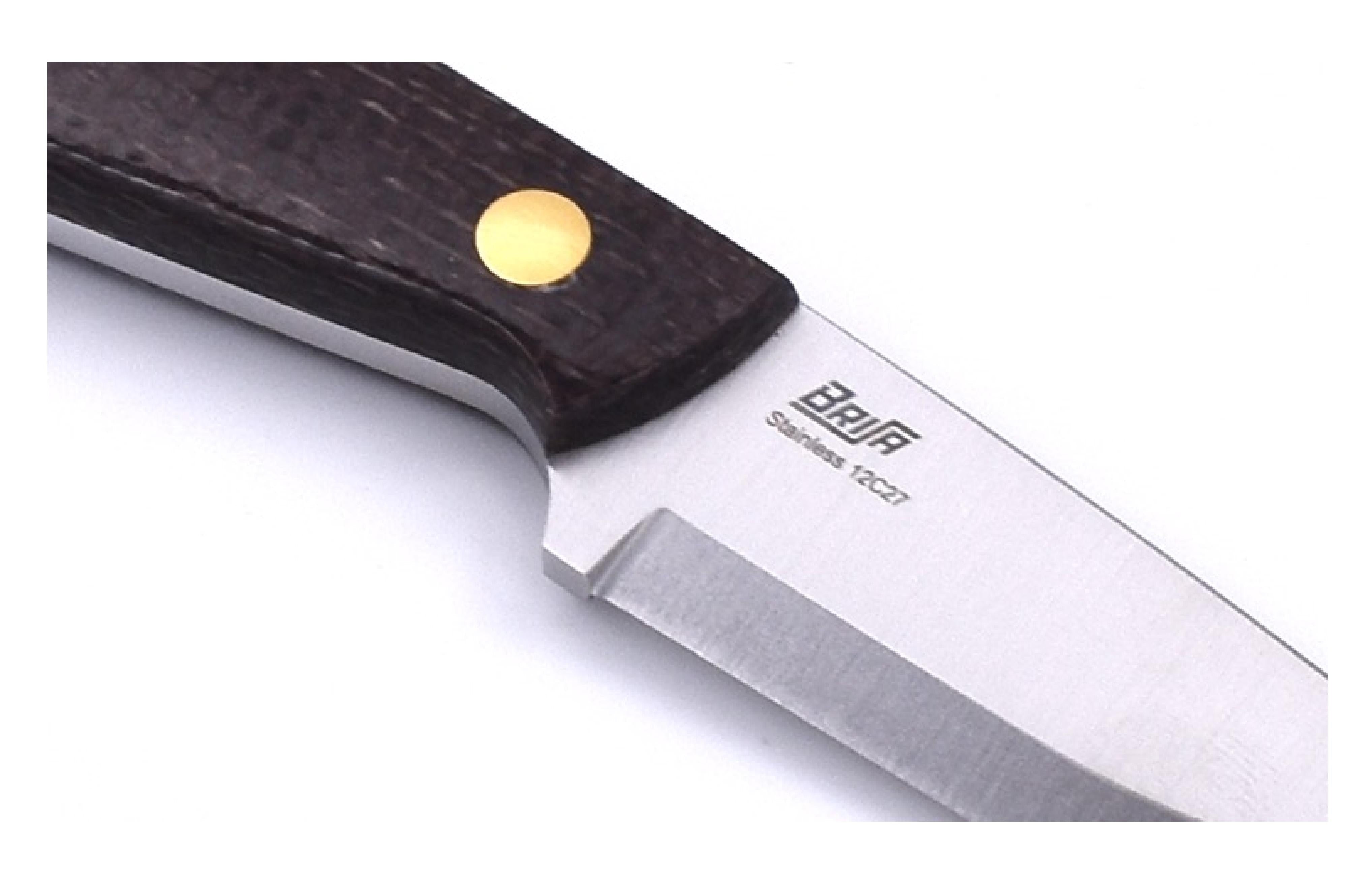 Brisa - Necker 70 - BlackMicarta - Scandi - Kydex - 16 cm - Carving knives