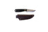 Brisa - Necker 70 - BlackMicarta - Scandi - Leather - 16 cm - Carving knives