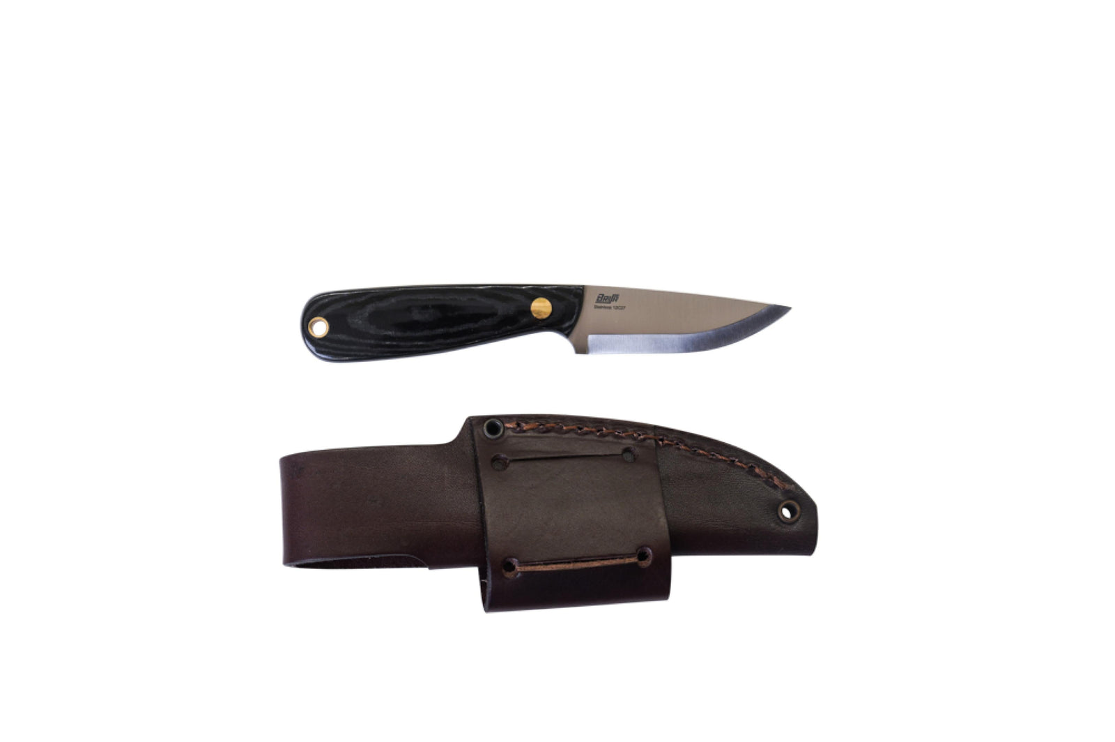 Brisa - Necker 70 - BlackMicarta - Scandi - Multicarry - 16 cm - Carving knives