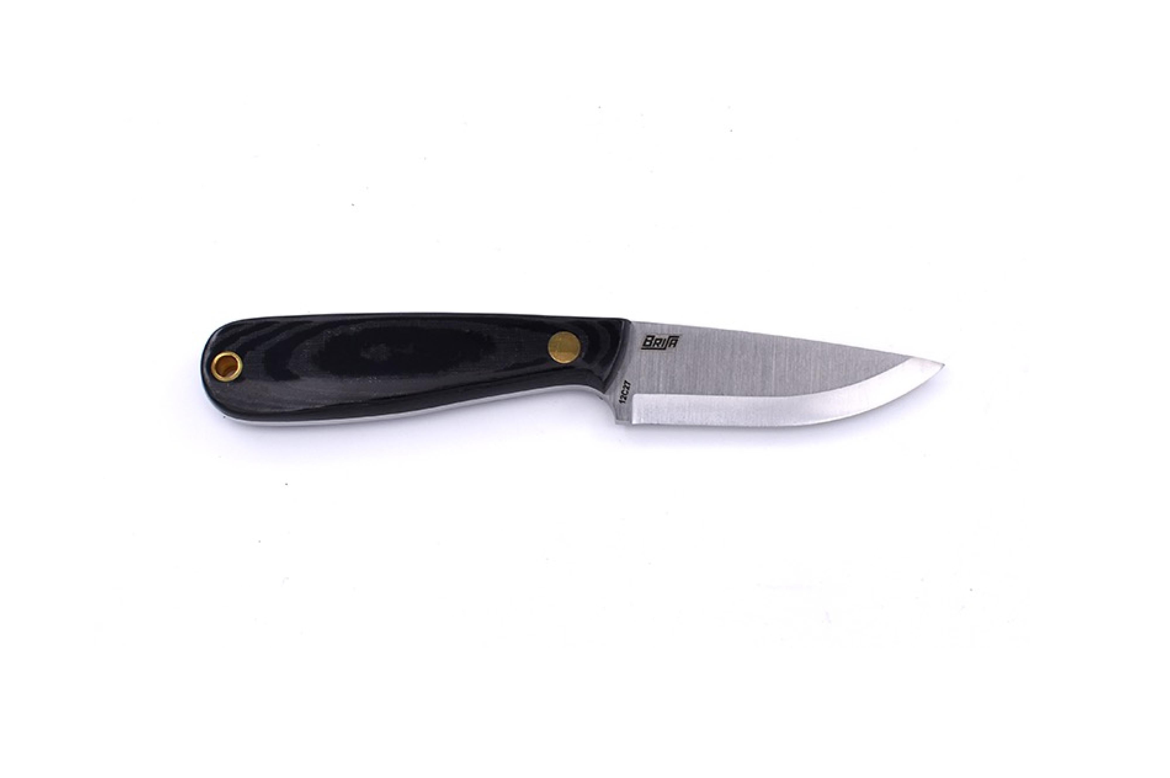Brisa - Necker 70 - BlackMicarta - Scandi - Multicarry - 16 cm - Carving knives
