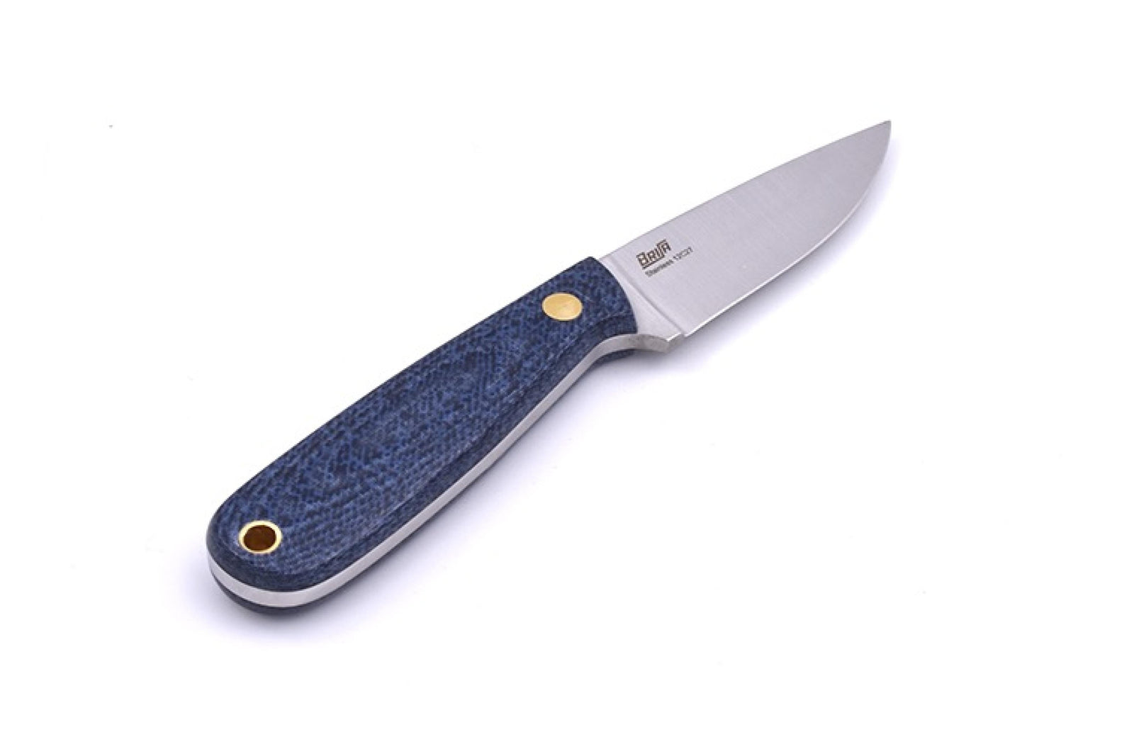 Brisa - Necker 70 - BluejeansMicarta - Flat - Kydex - 16 cm - Carving knives