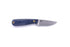 Brisa - Necker 70 - BluejeansMicarta - Flat - Leather - 16 cm - Carving knives