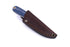 Brisa - Necker 70 - BluejeansMicarta - Flat - Leather - 16 cm - Carving knives