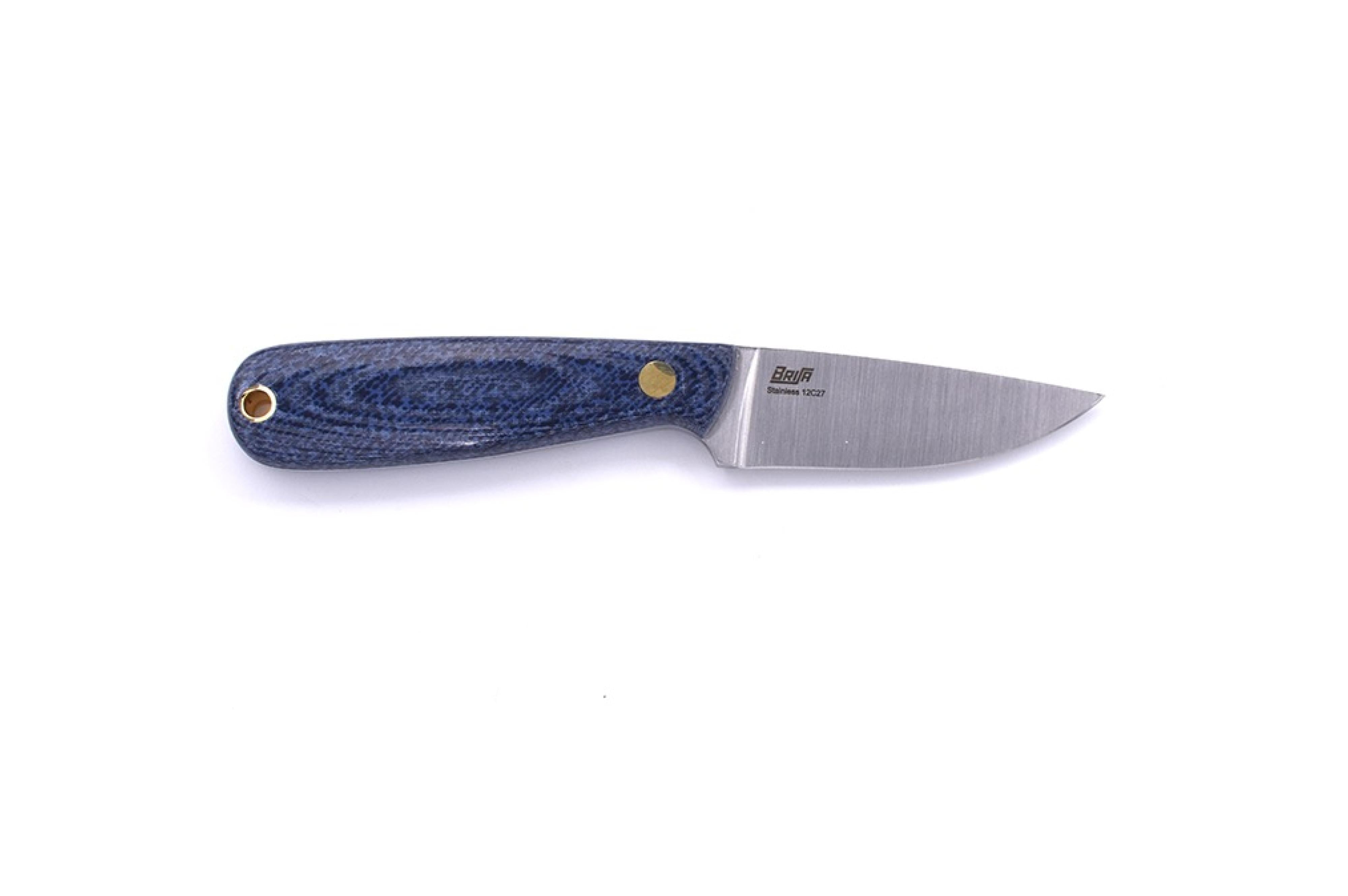 Brisa - Necker 70 - BluejeansMicarta - Flat - Multicarry - 16 cm - Carving knives