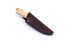 Brisa - Necker 70 - CurlyBirch - Scandi - Leather - 16 cm - Carving knives