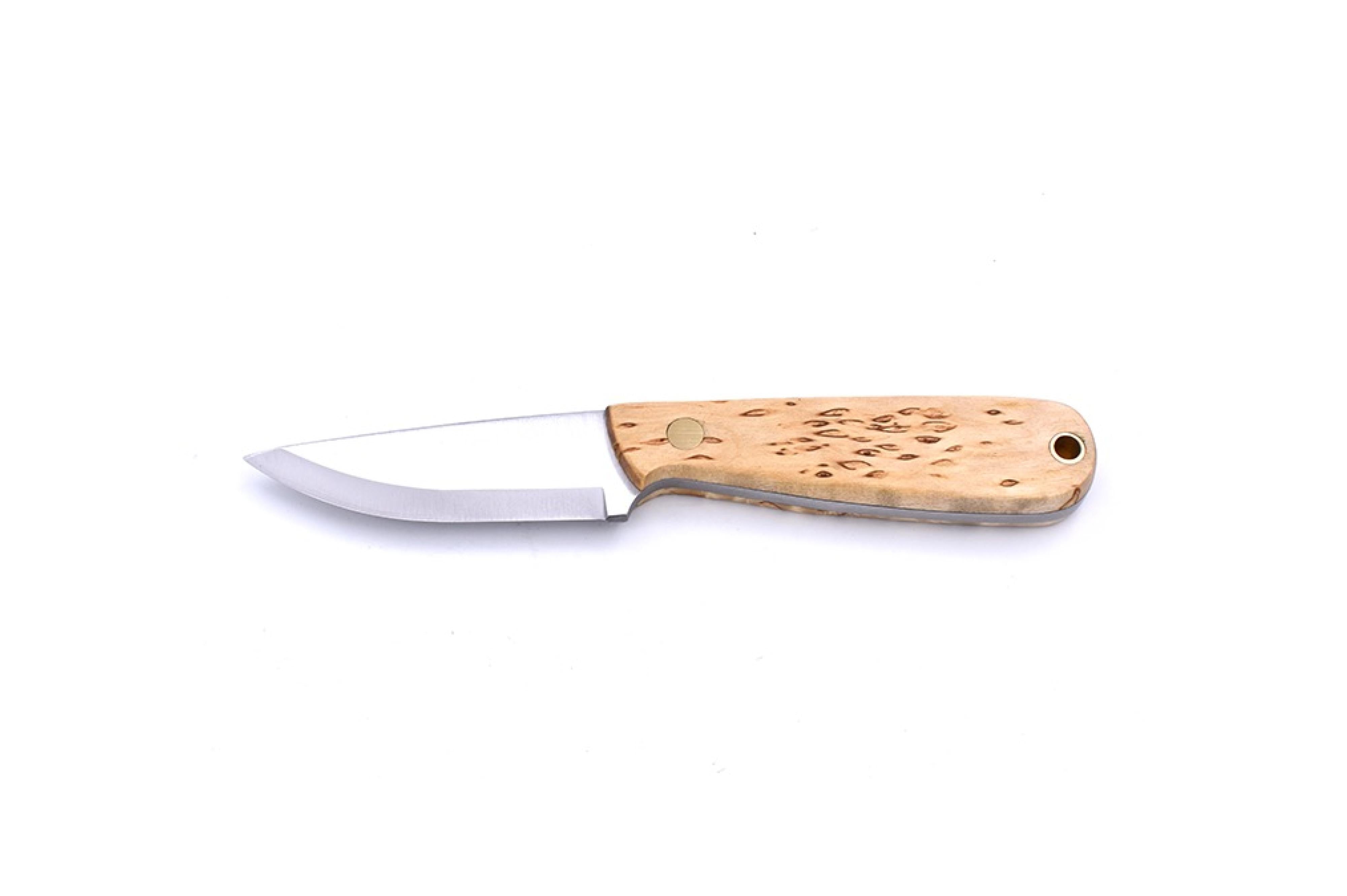 Brisa - Necker 70 - CurlyBirch - Scandi - Multicarry - 16 cm - Carving knives