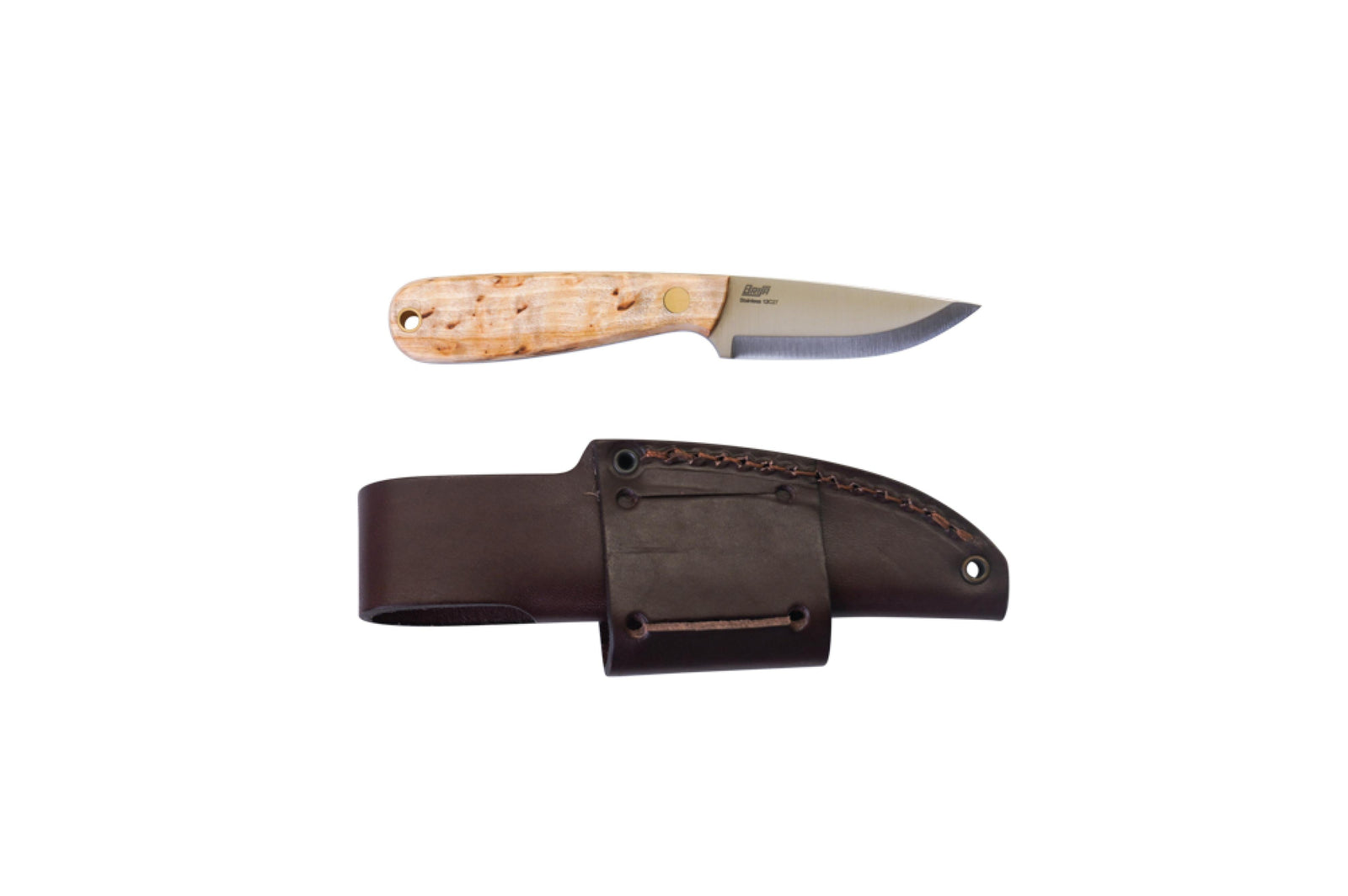 Brisa - Necker 70 - CurlyBirch - Scandi - Multicarry - 16 cm - Carving knives