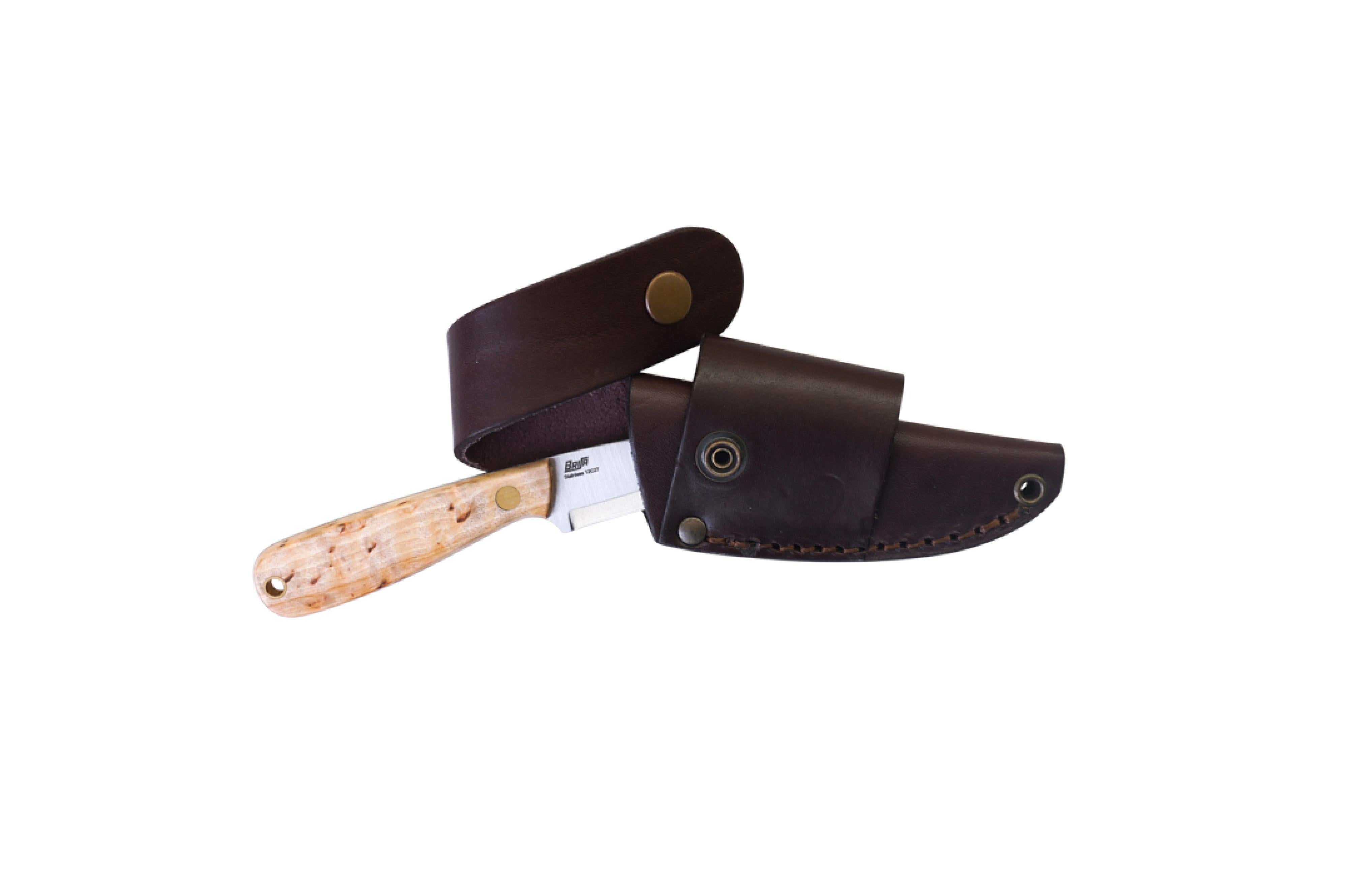 Brisa - Necker 70 - CurlyBirch - Scandi - Multicarry - 16 cm - Carving knives