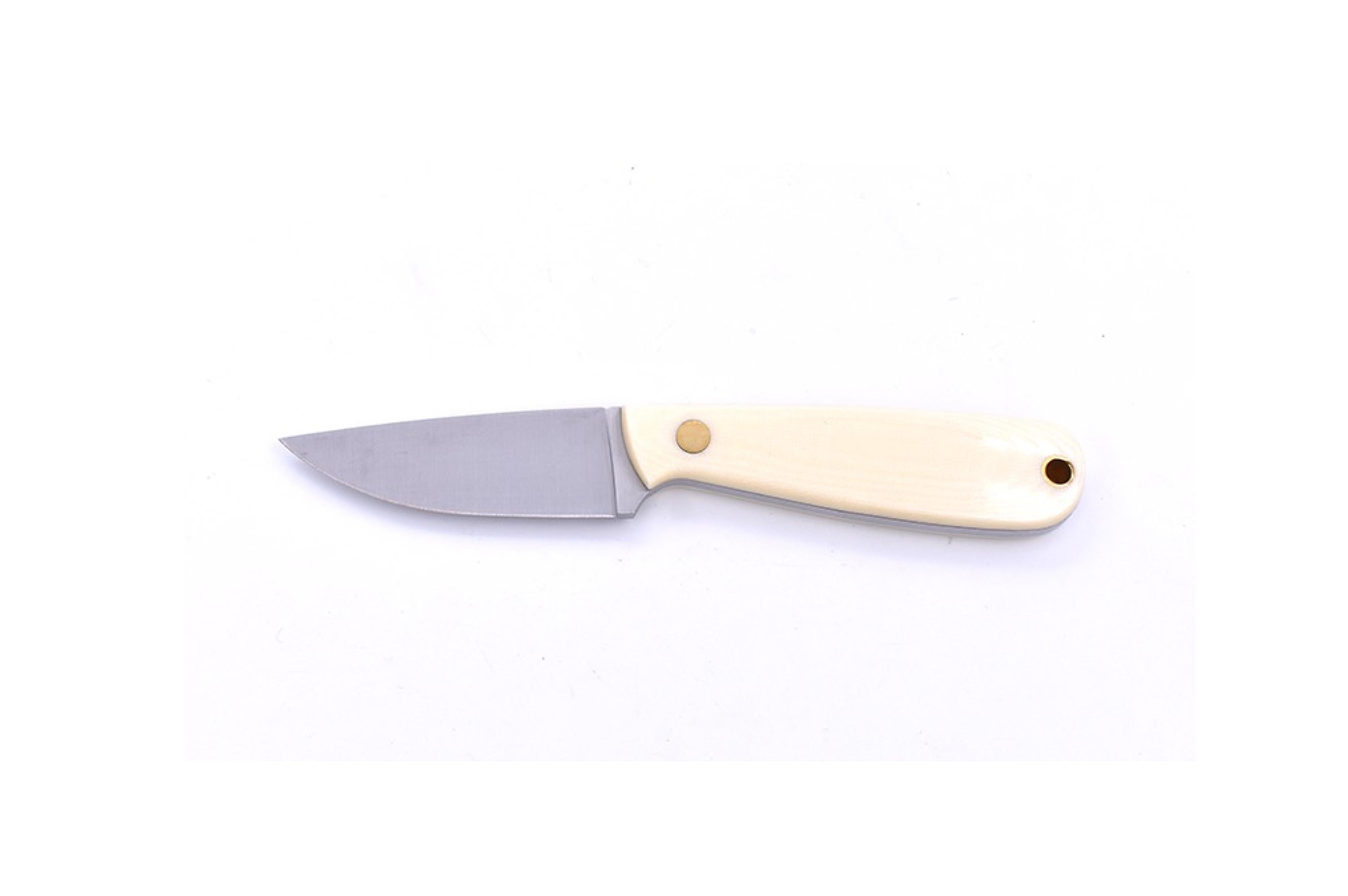 Brisa - Necker 70 - IvoryMicarta - Flat - Kydex - 16 cm - Carving knives