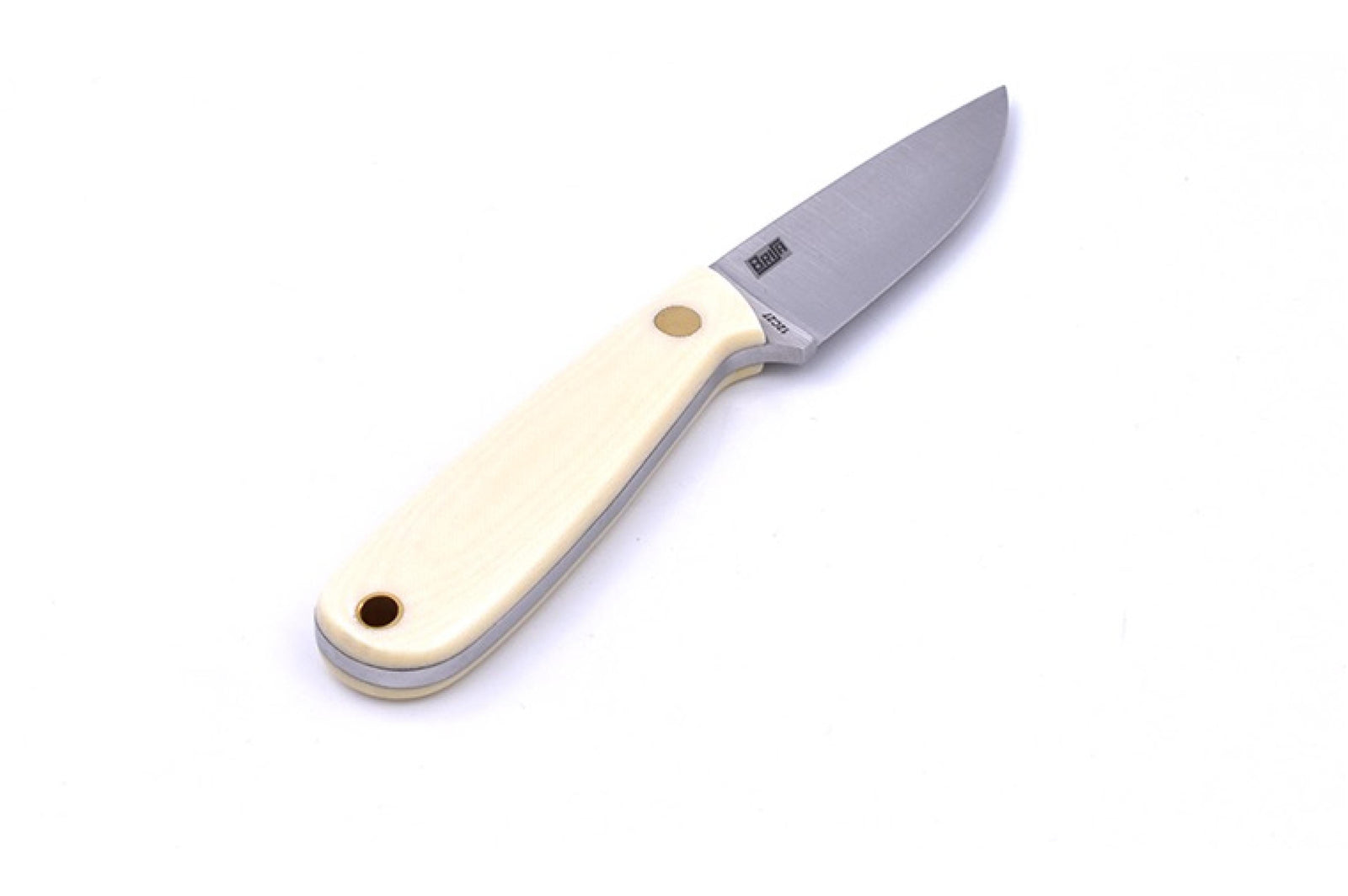 Brisa - Necker 70 - IvoryMicarta - Flat - Leather - 16 cm - Carving knives