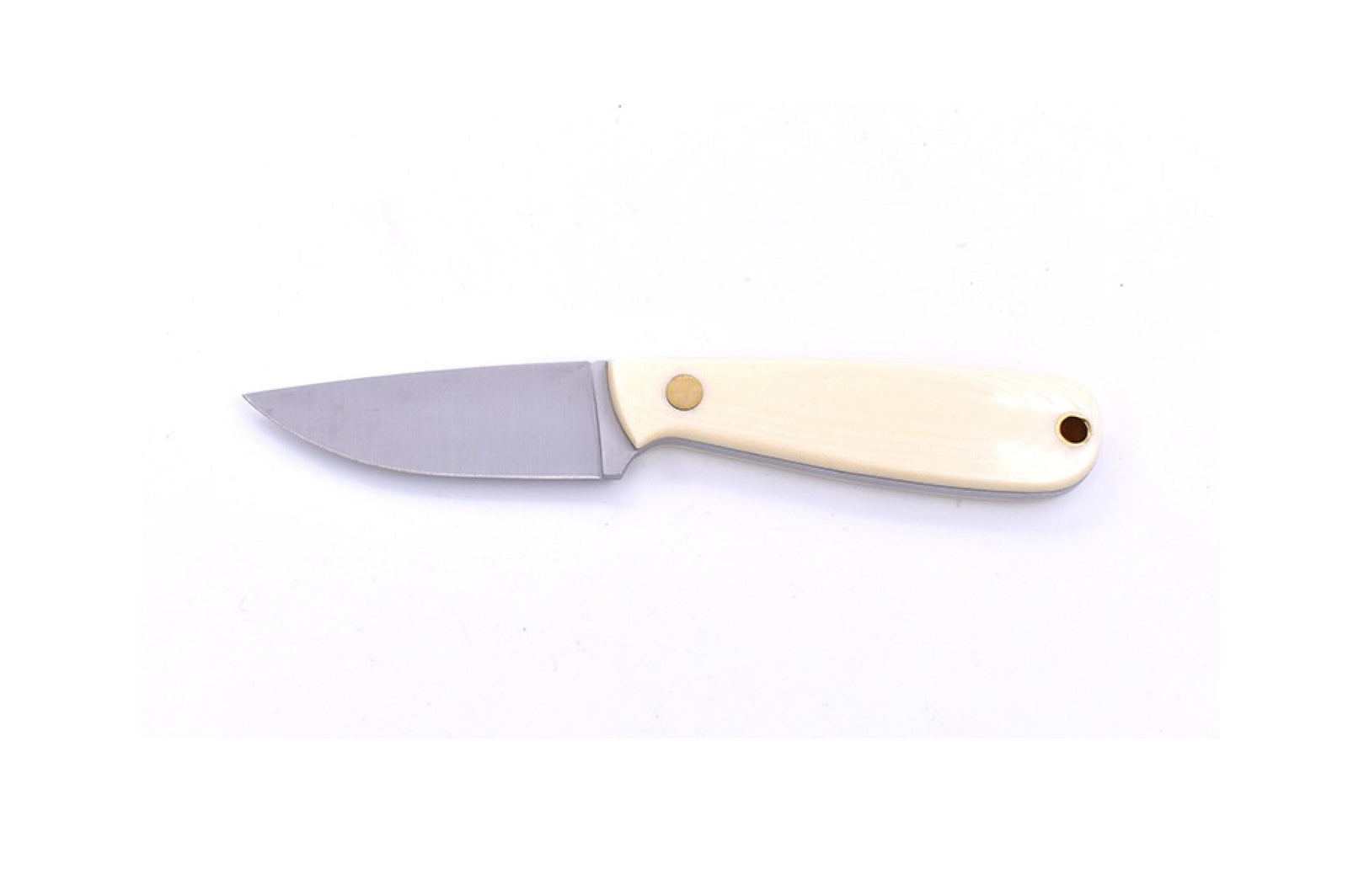 Brisa - Necker 70 - IvoryMicarta - Flat - Leather - 16 cm - Carving knives