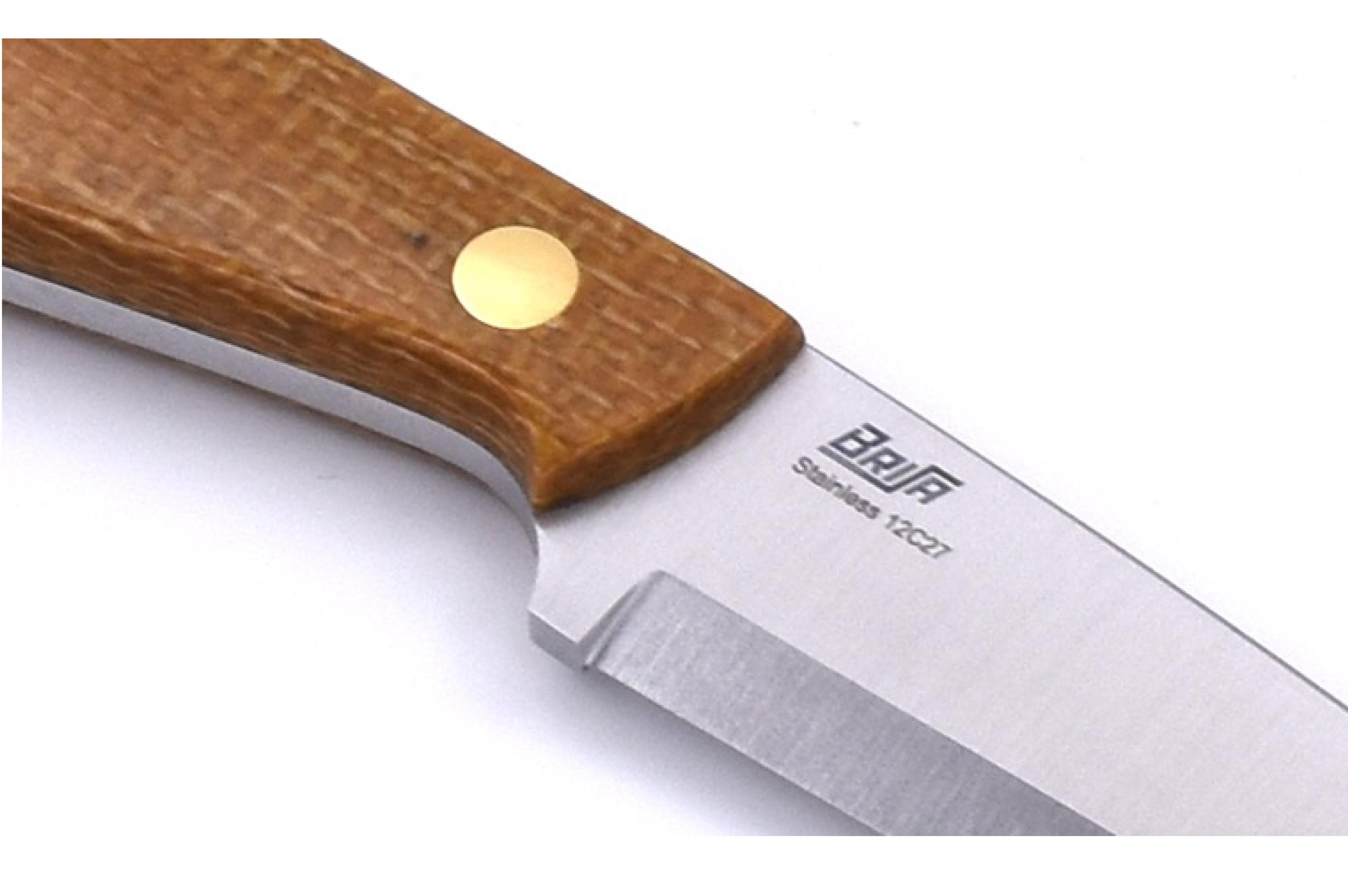 Brisa - Necker 70 - MustardMicarta - Scandi - Kydex - 16 cm - Carving knives