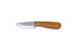 Brisa - Necker 70 - MustardMicarta - Scandi - Leather - 16 cm - Carving knives