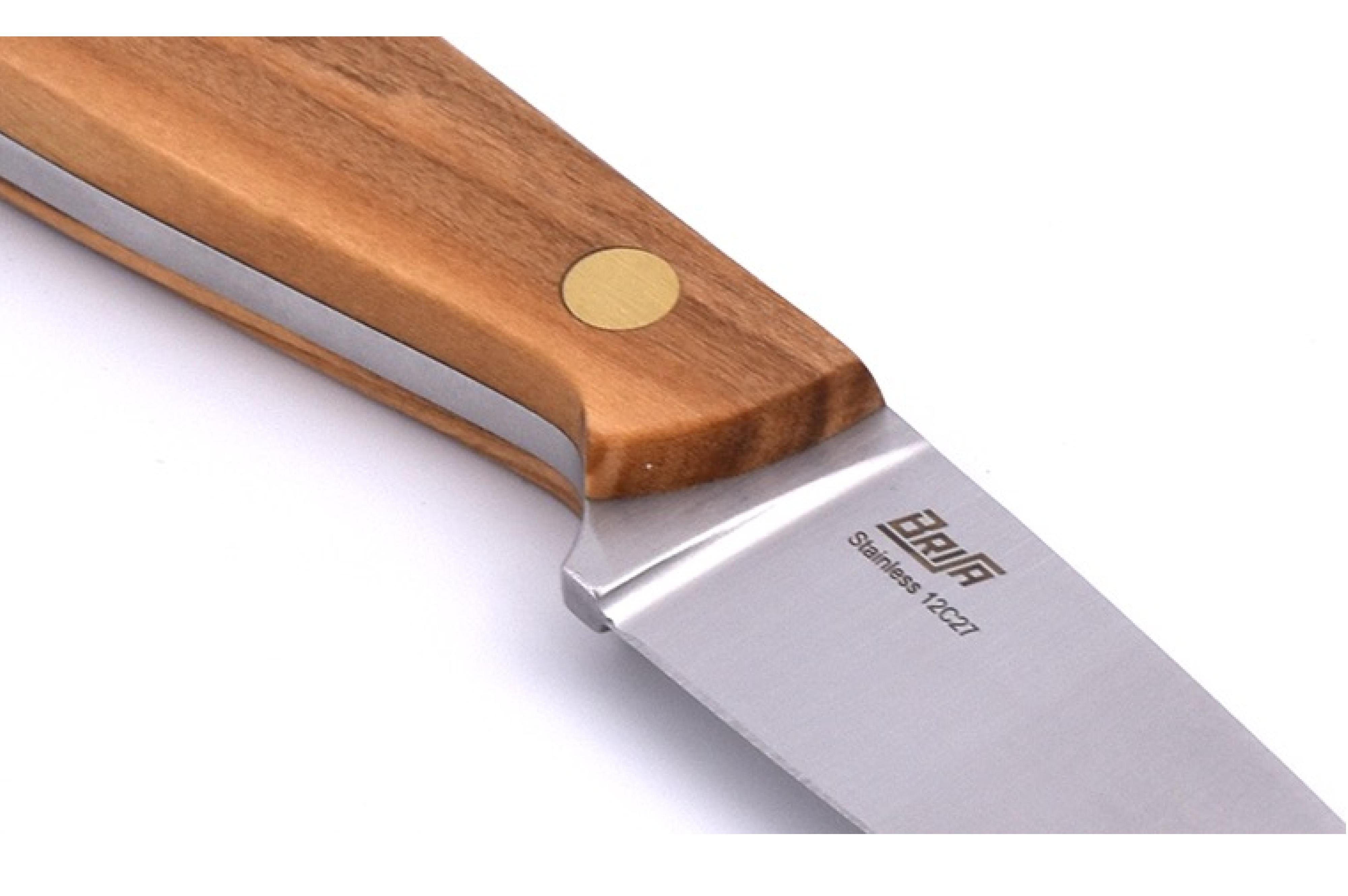 Brisa - Necker 70 - Olive - Flat - Leather - 16 cm - Carving knives