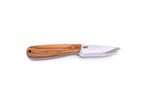Brisa - Necker 70 - Olive - Scandi - Leather - 16 cm - Carving knives
