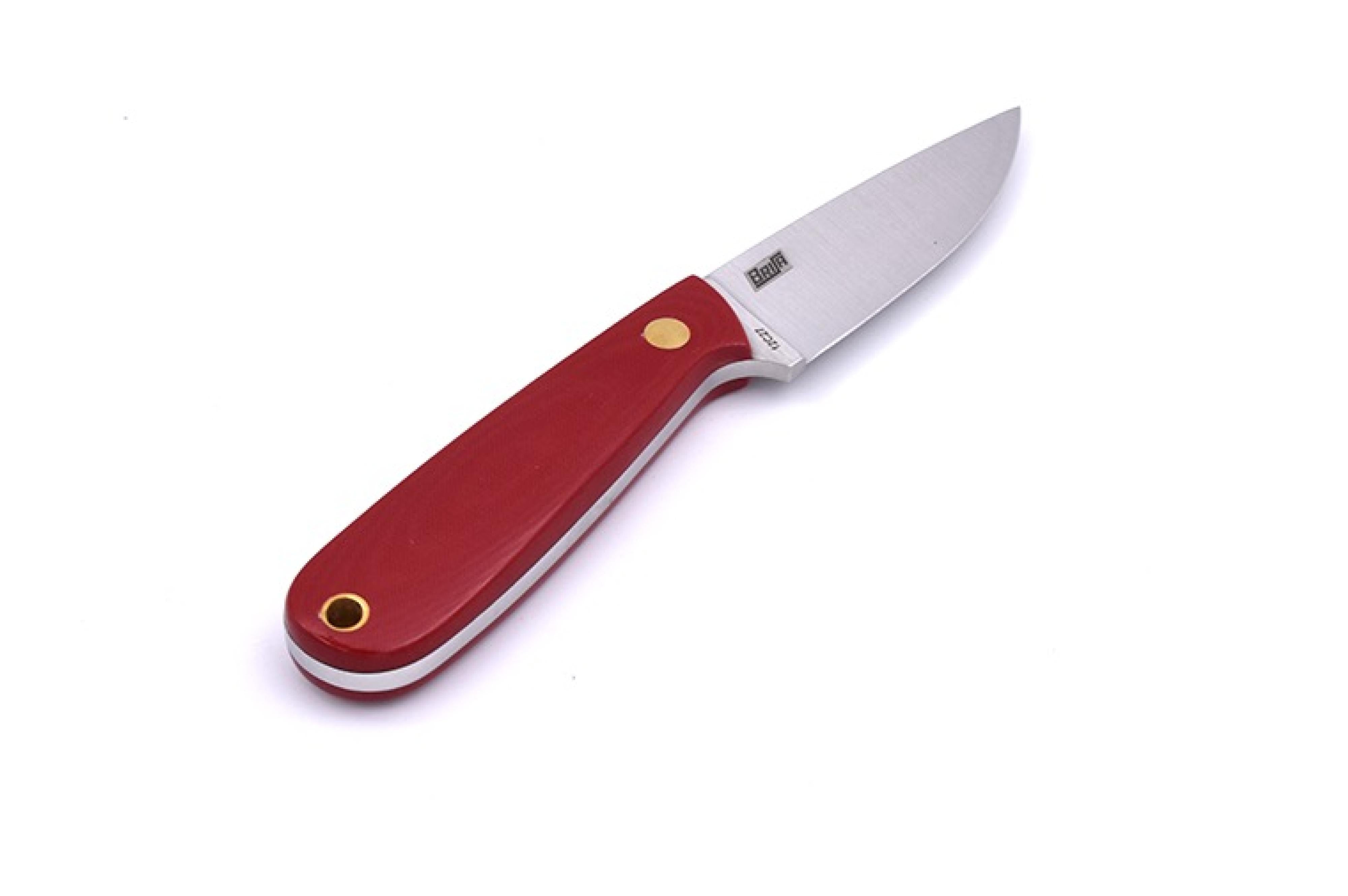 Brisa - Necker 70 - RedMicarta - Flat - Kydex - 16 cm - Carving knives
