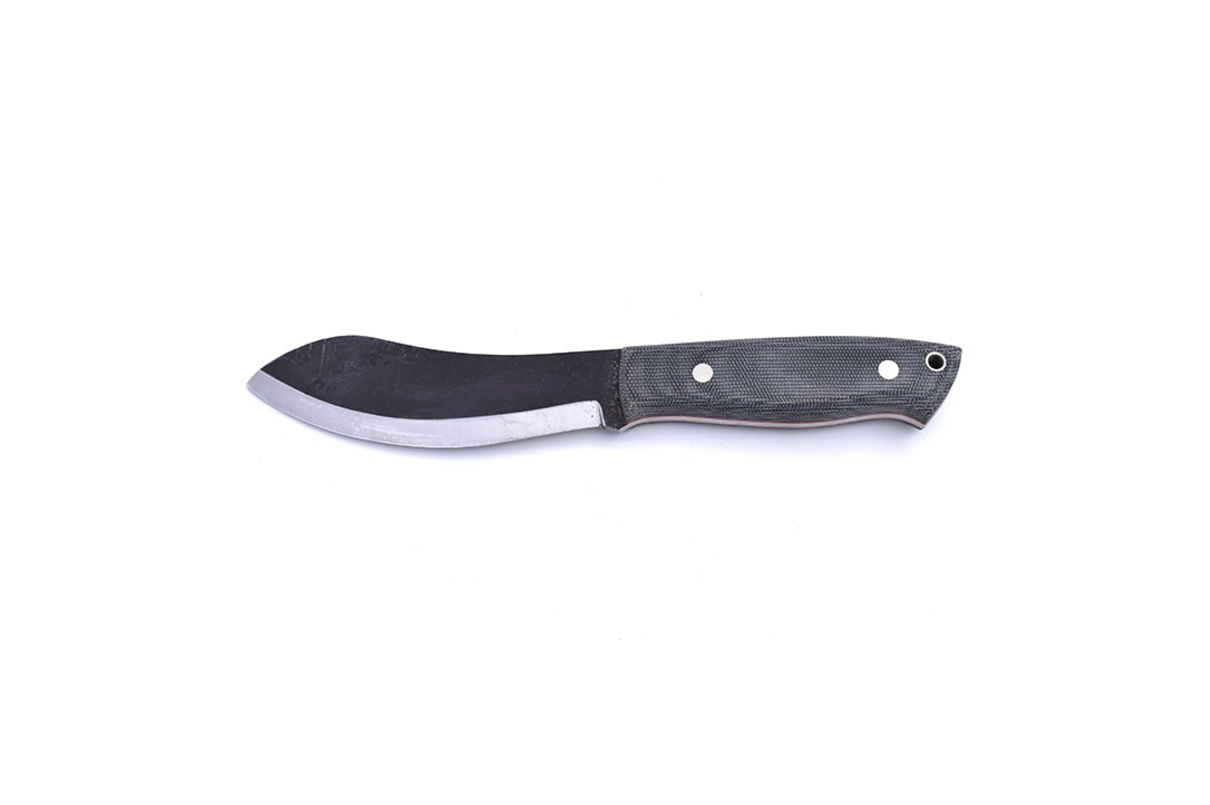 Brisa - Nessmuk 125 - BlackMicarta - Scandi - Firesteel - 24 cm - Bushcraft knives