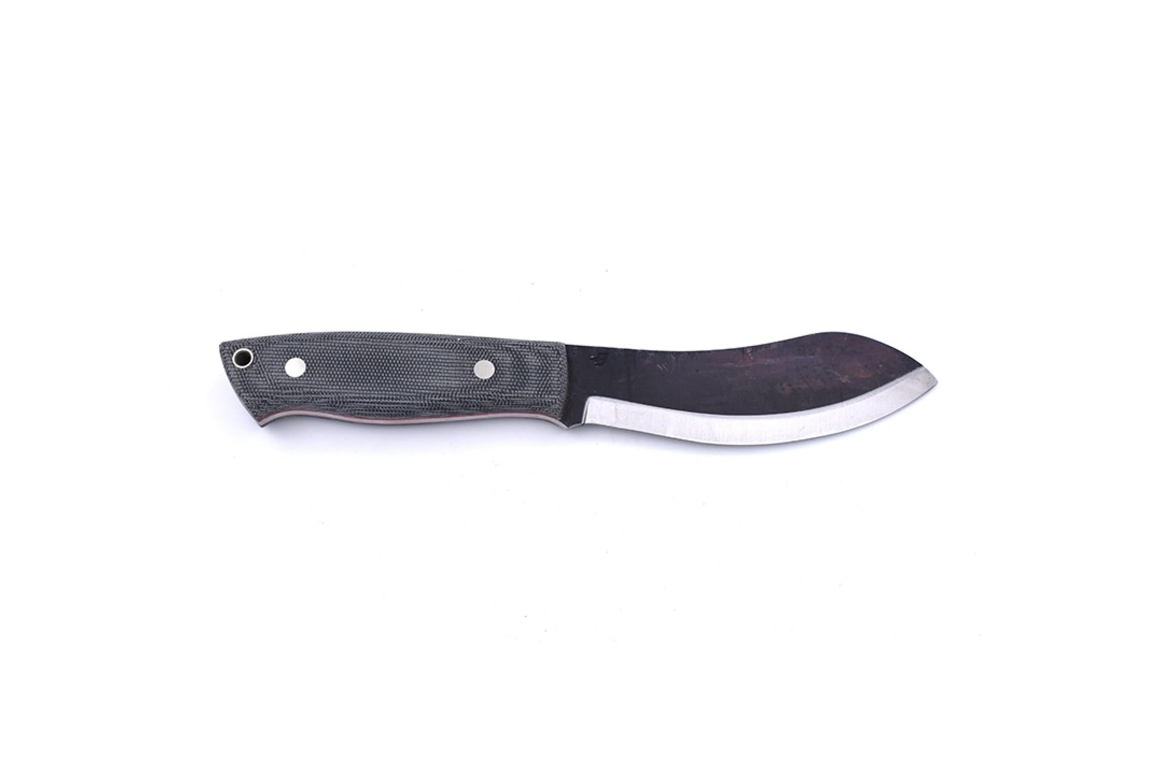 Brisa - Nessmuk 125 - BlackMicarta - Scandi - Firesteel - 24 cm - Bushcraft knives