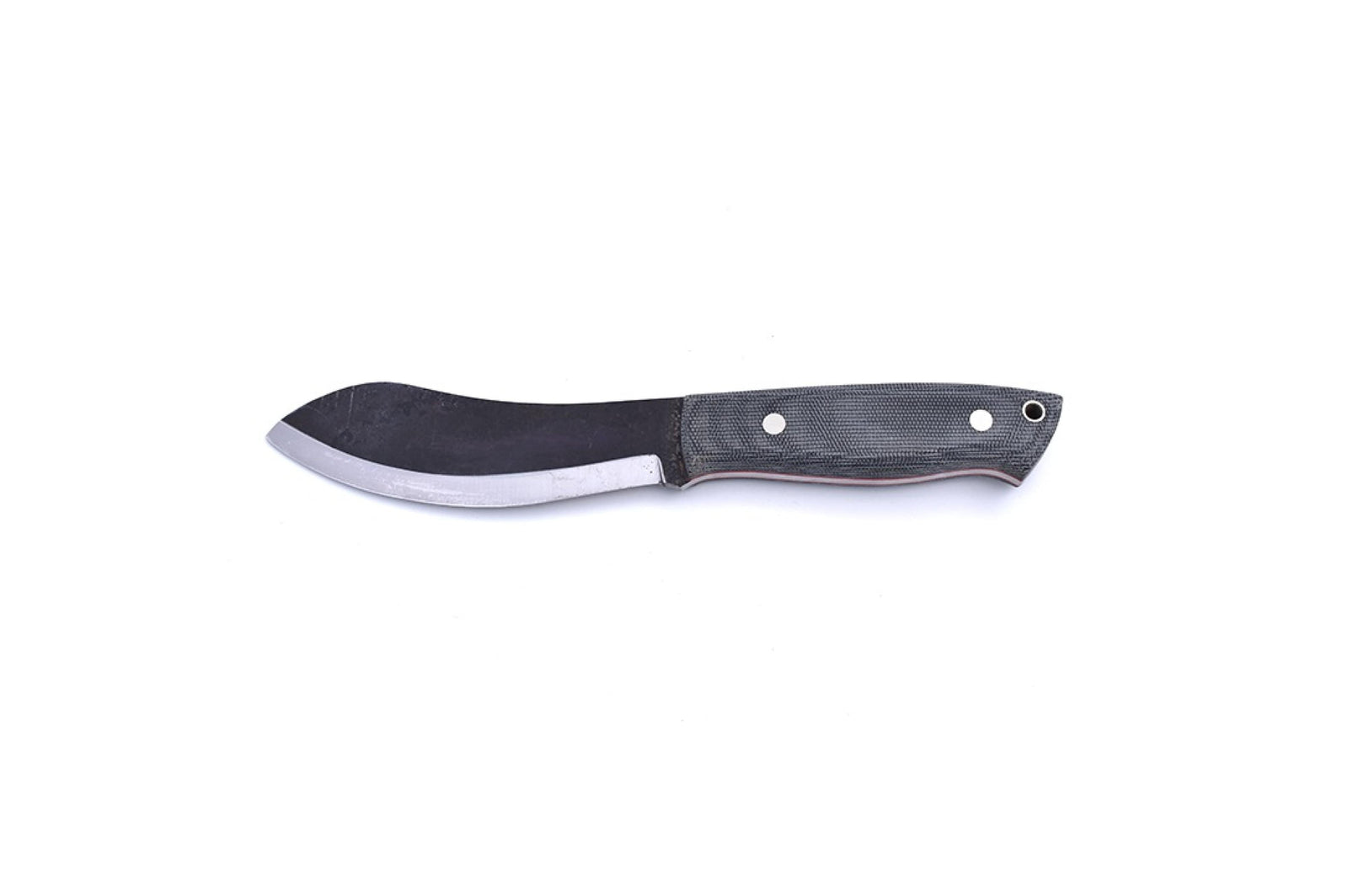 Brisa - Nessmuk 125 - BlackMicarta - Scandi - Leather - 24 cm - Bushcraft knives