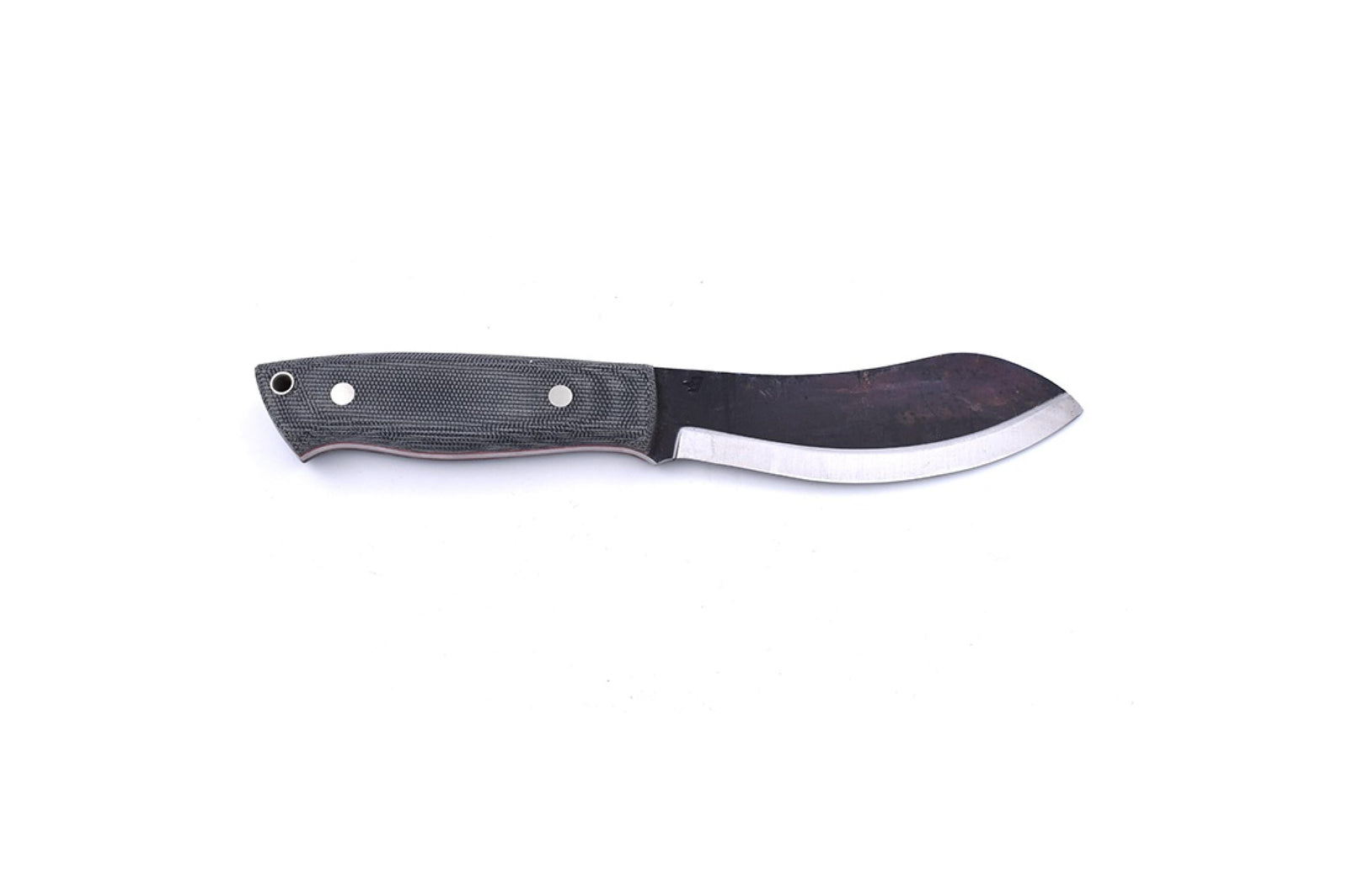 Brisa - Nessmuk 125 - BlackMicarta - Scandi - Leather - 24 cm - Bushcraft knives