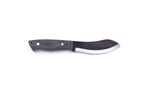 Brisa - Nessmuk 125 - BlackMicarta - Scandi - Leather - 24 cm - Bushcraft knives