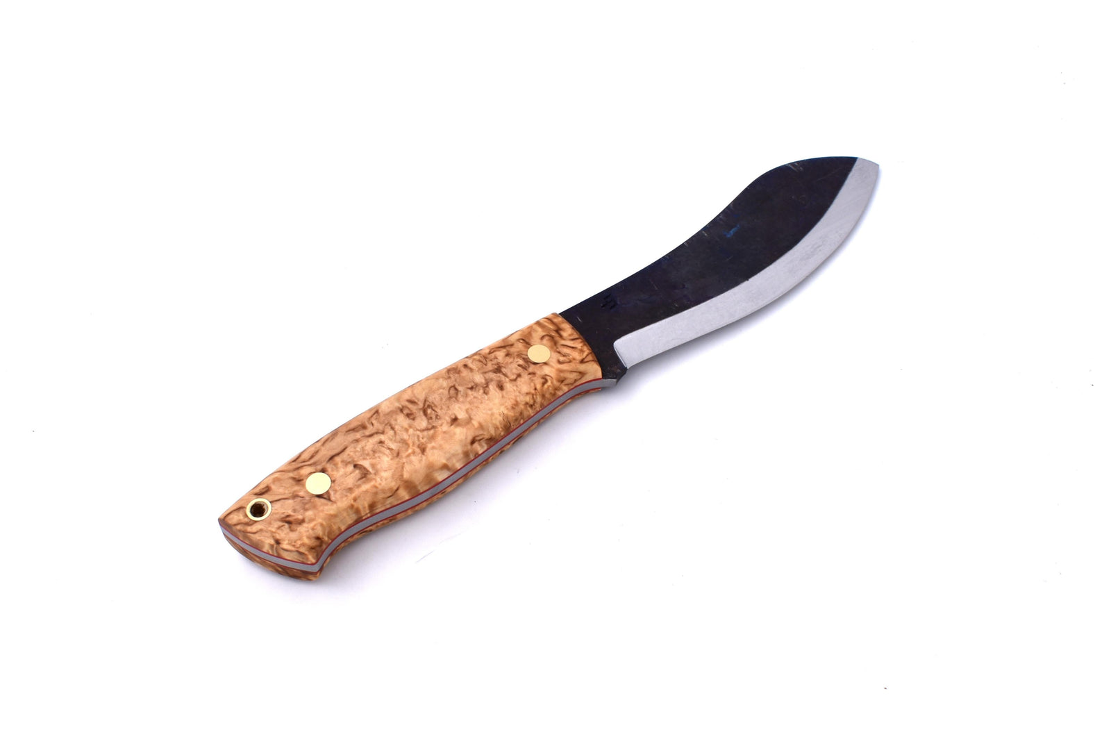 Brisa - Nessmuk 125 - CurlyBirch - Scandi - Firesteel - 24 cm - Bushcraft knives