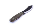 Brisa - Nessmuk 125 - GreenMicarta - Scandi - Leather - 24 cm - Bushcraft knives