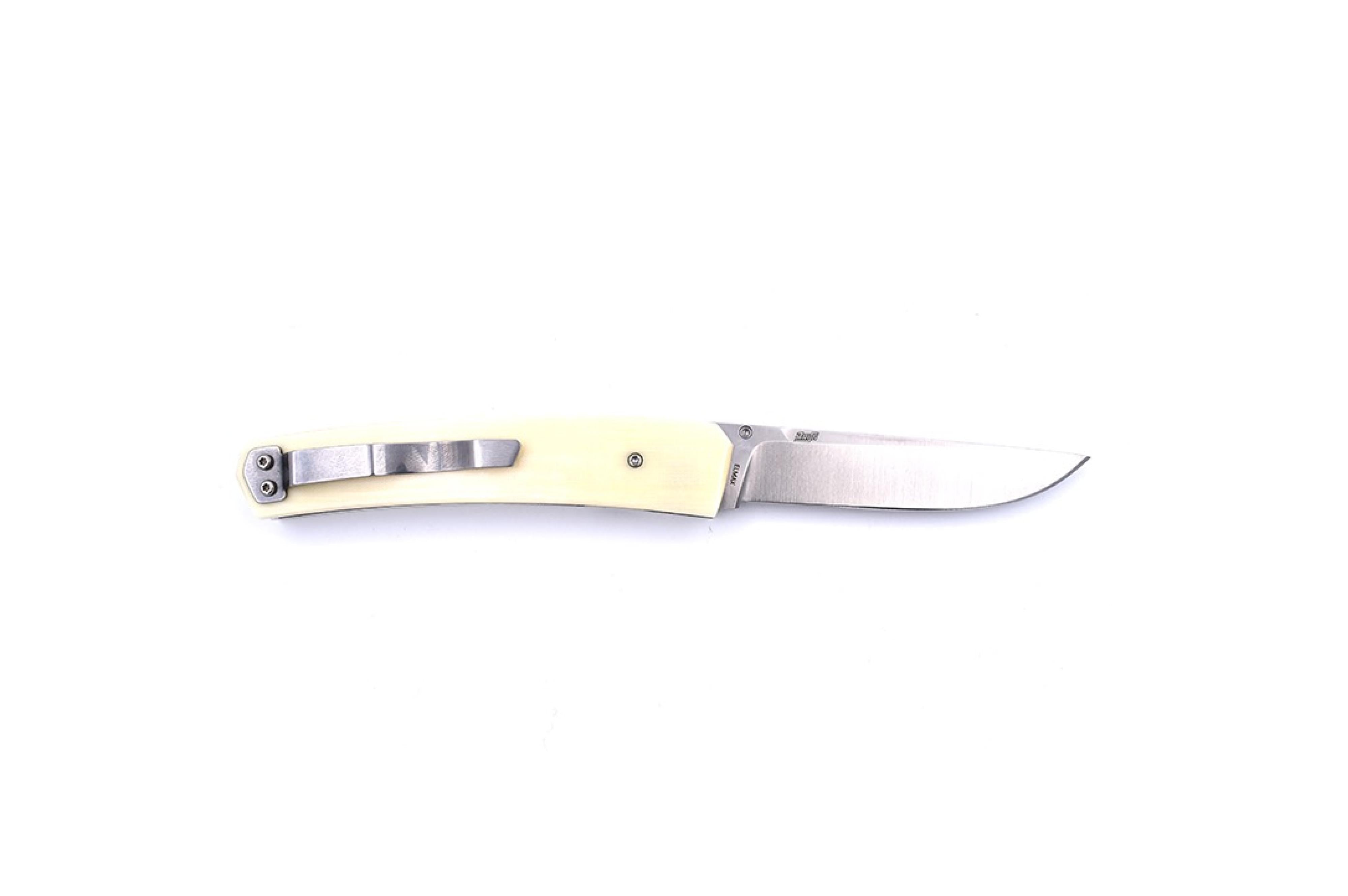 Brisa - Piili 85 - IvoryMicarta - Scandi - 21 cm - Pocket knives