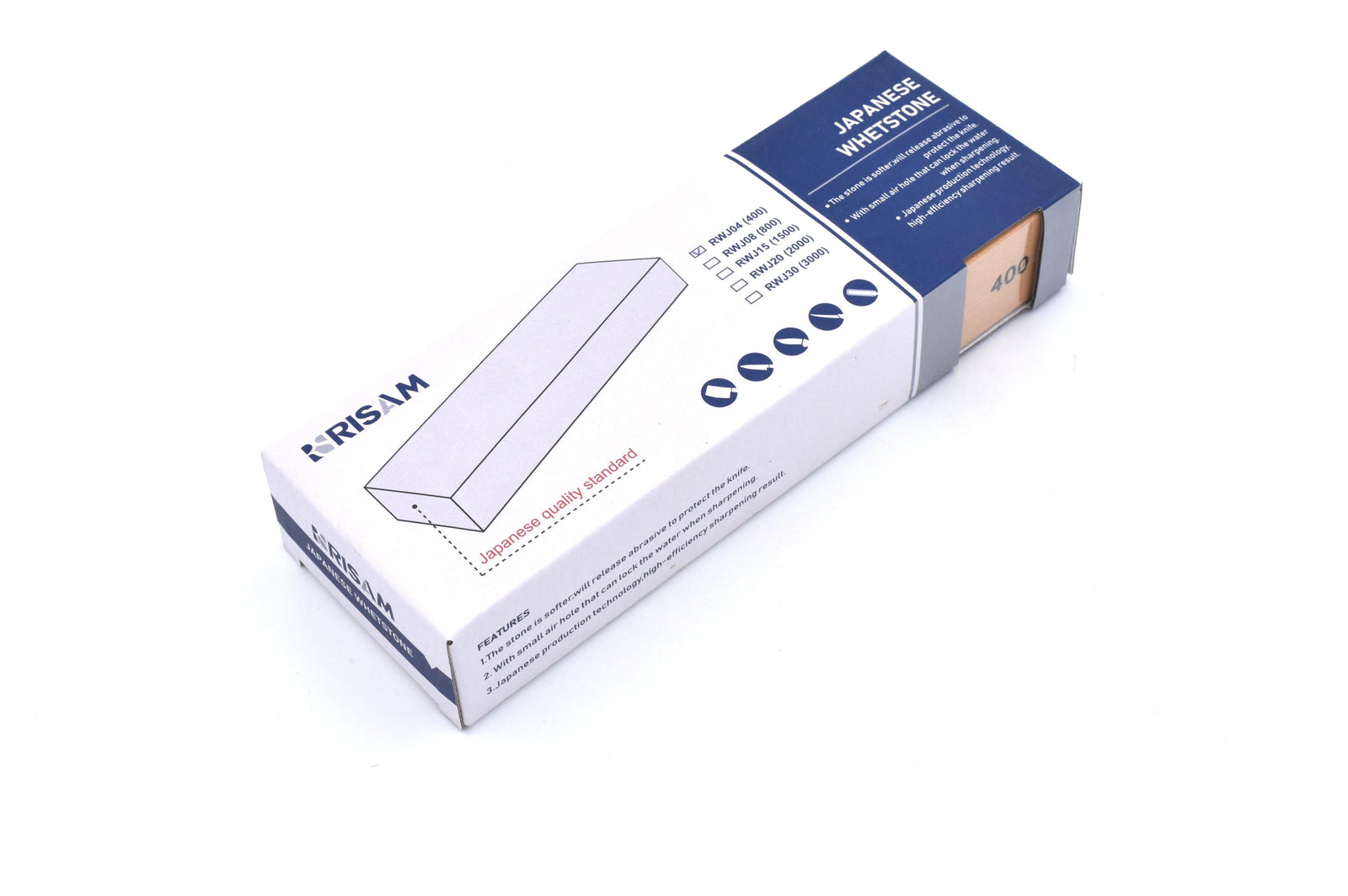 Brisa - Risam Whetstone 400 - 2.8x6x12 cm - Messer und Tools