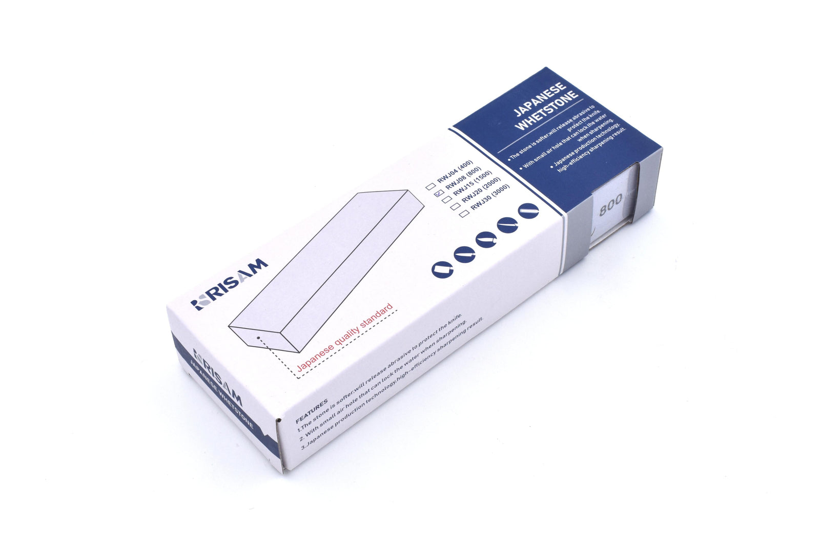 Brisa - Risam Whetstone 800 - 2.8x6x12 cm - Messer und Tools