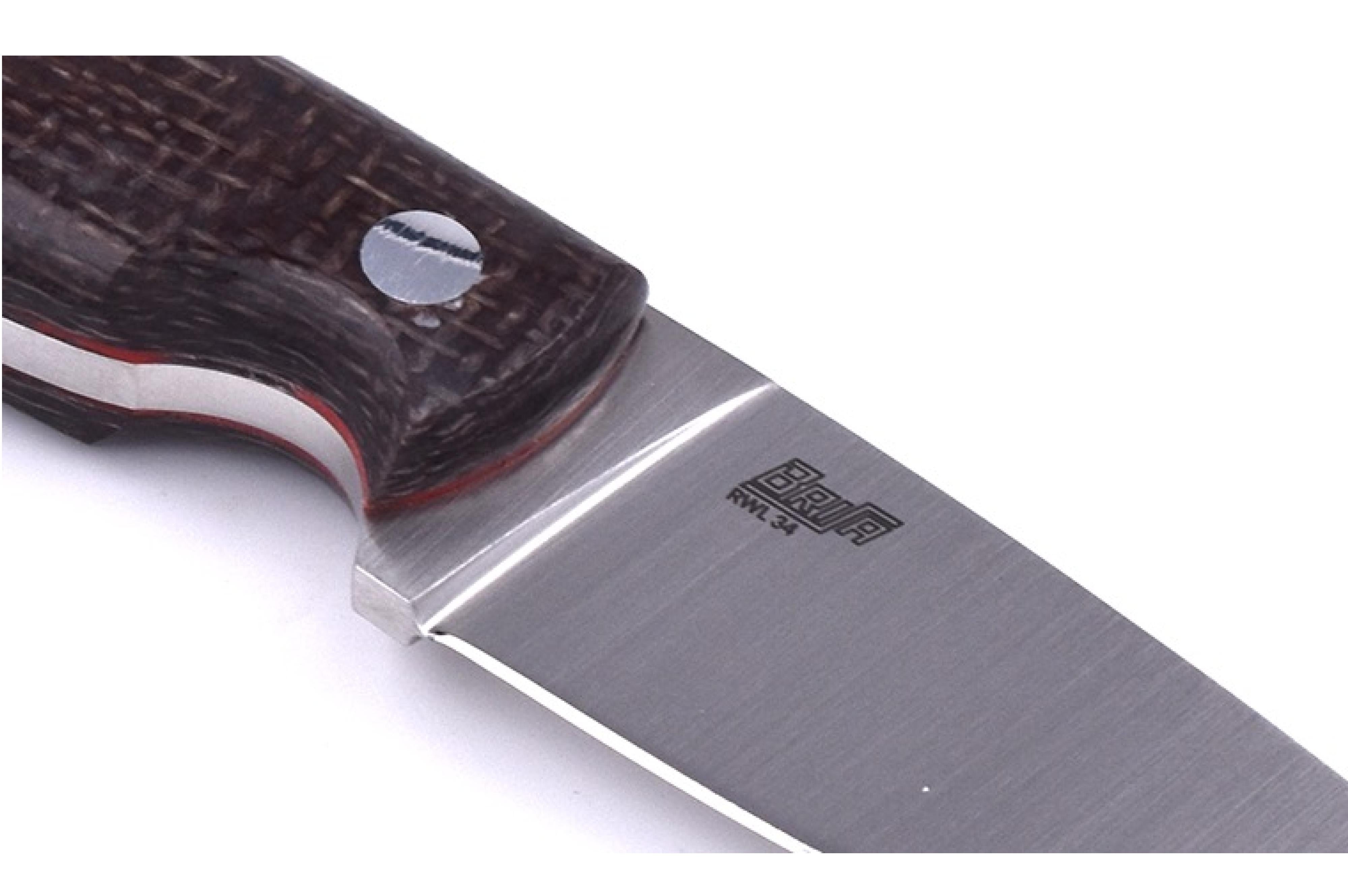 Brisa - Scara 60 - BisonMicarta - Flat - Kydex - 14 cm - Bushcraft knives