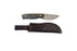 Brisa - Skinner 90 - CurlyBirch - Flat - Leather - 20 cm - Hunting knives
