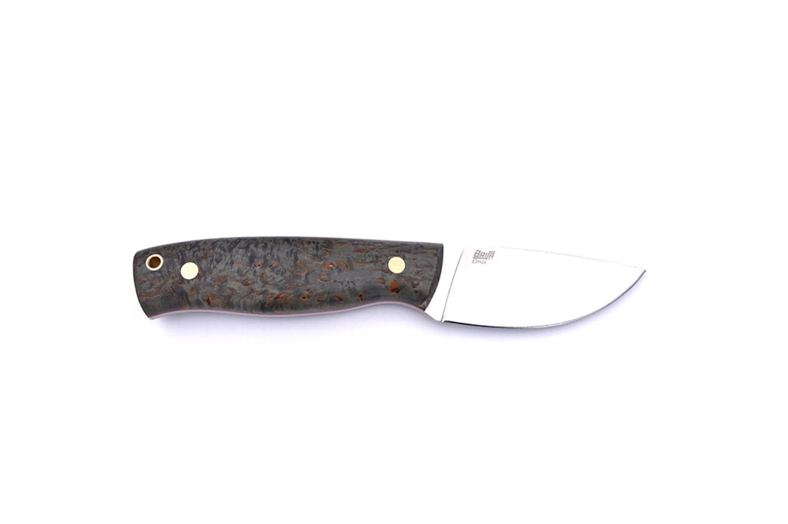 Brisa - Skinner 90 - CurlyBirch - Flat - Leather - 20 cm - Hunting knives