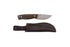 Brisa - Skinner 90 - GreenMicarta - Flat - Leather - 20 cm - Hunting knives