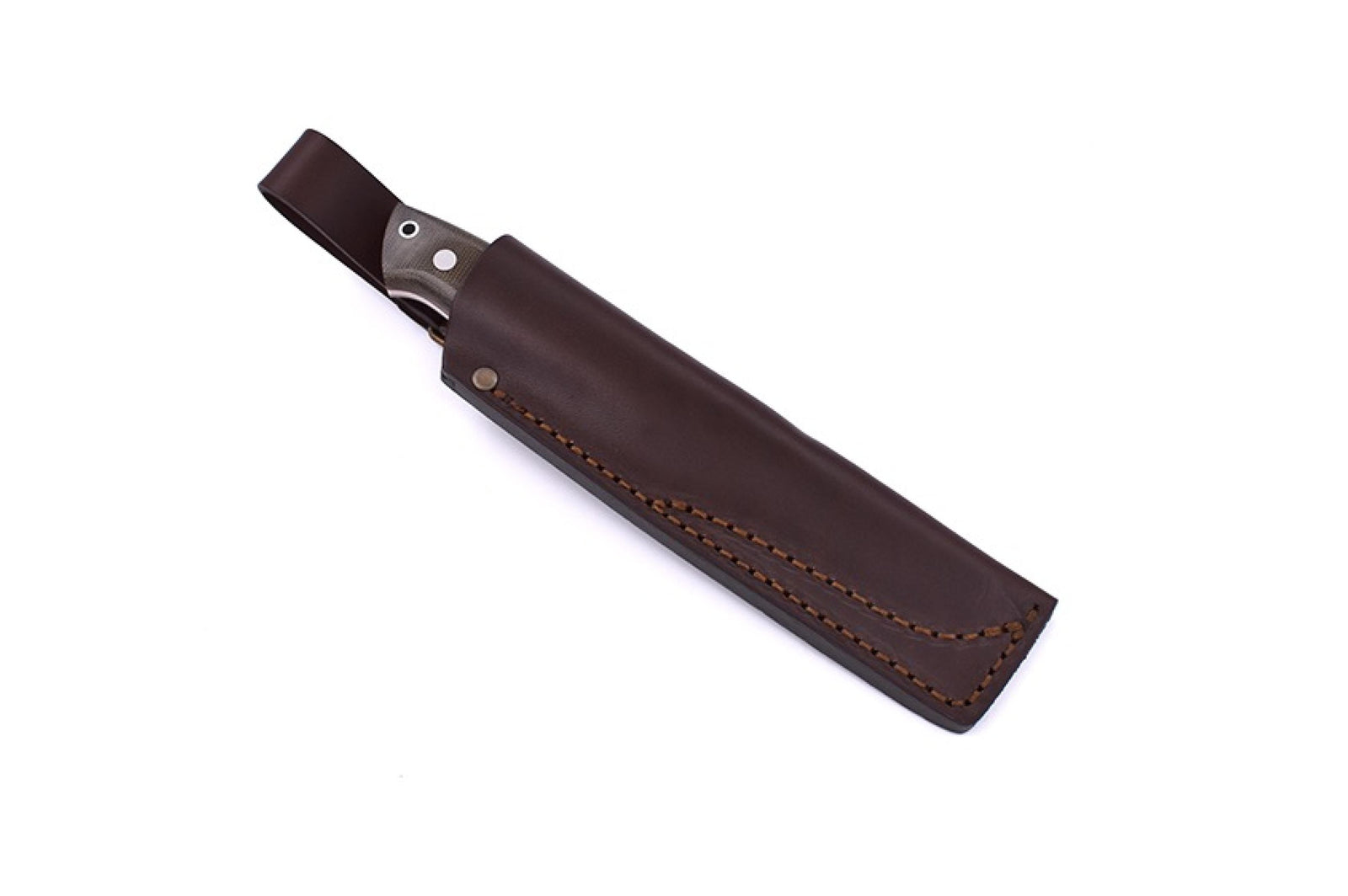 Brisa - Trapper 115 - GreenMicarta - Flat - Bushcraft - 21 cm - Bushcraft knives