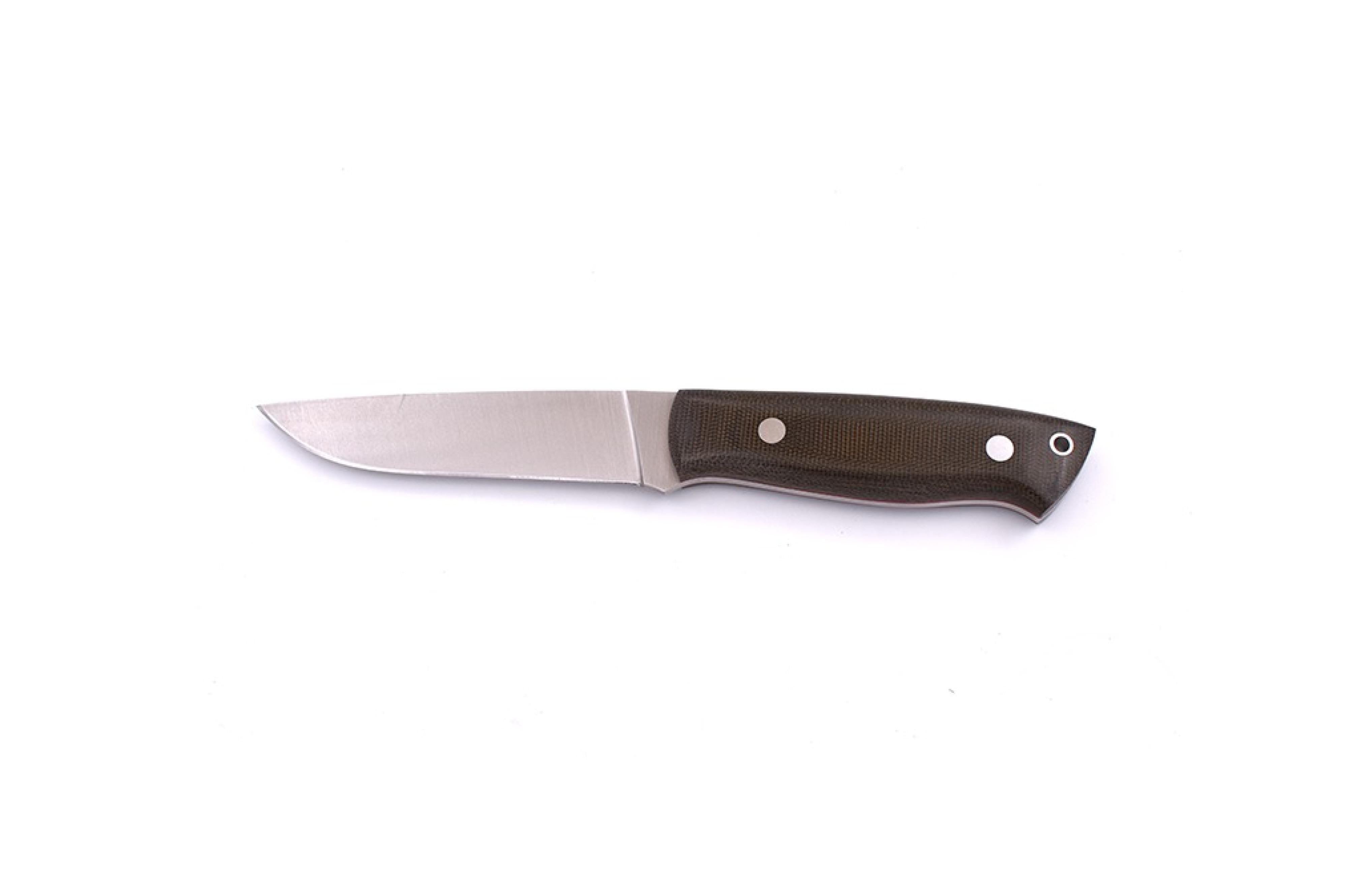Brisa - Trapper 115 - GreenMicarta - Flat - Firesteel - 22 cm - Bushcraft knives