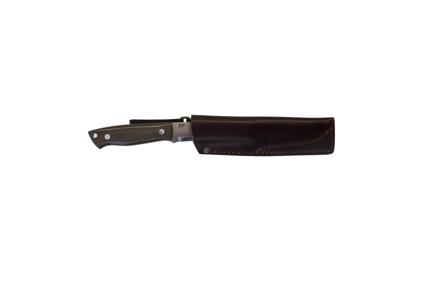 Brisa - Trapper 115 - GreenMicarta - Scandi - Bushcraft - 22 cm - Bushcraft knives