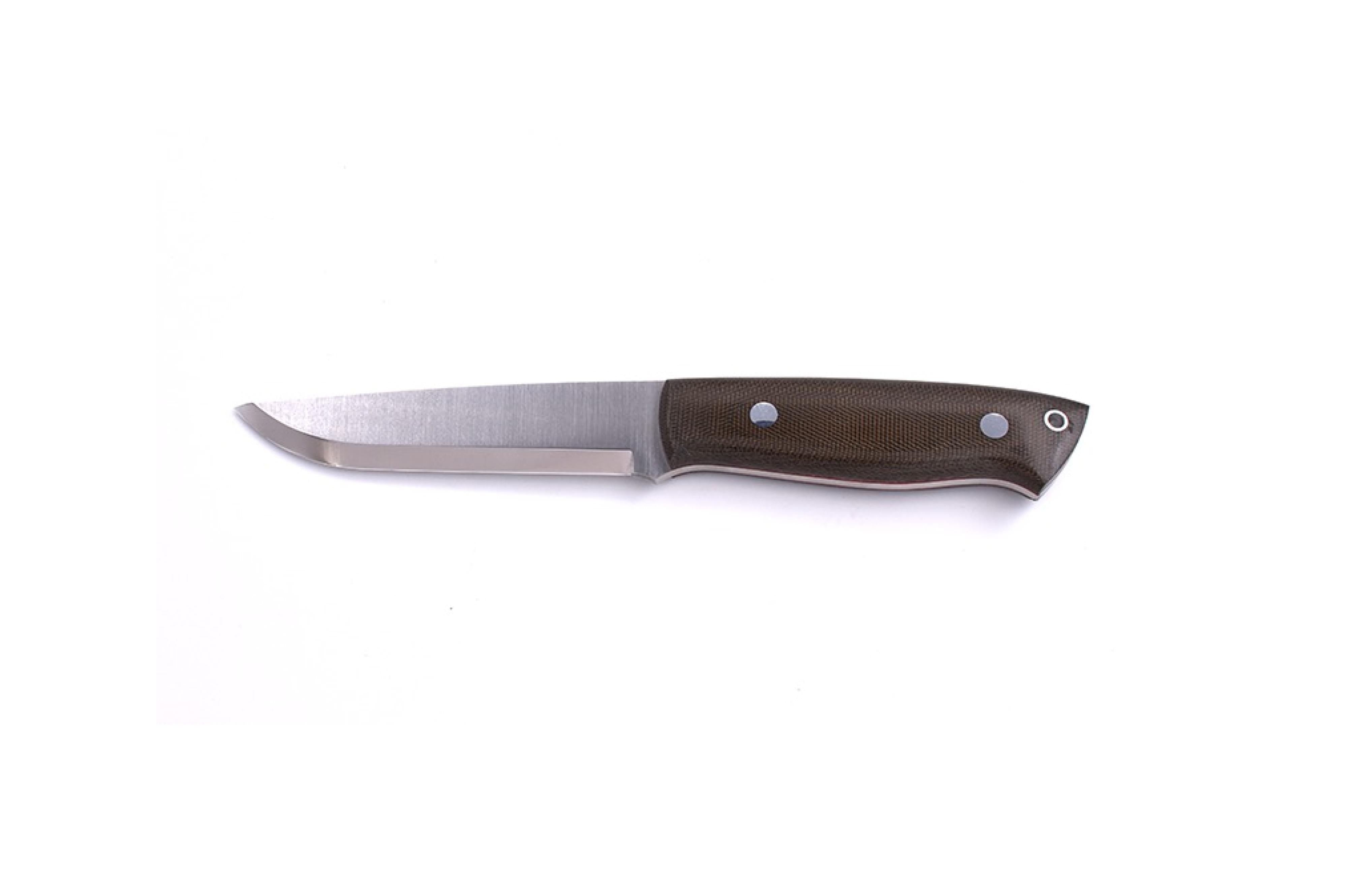 Brisa - Trapper 115 - GreenMicarta - Scandi - Firesteel - 22 cm - Bushcraft knives