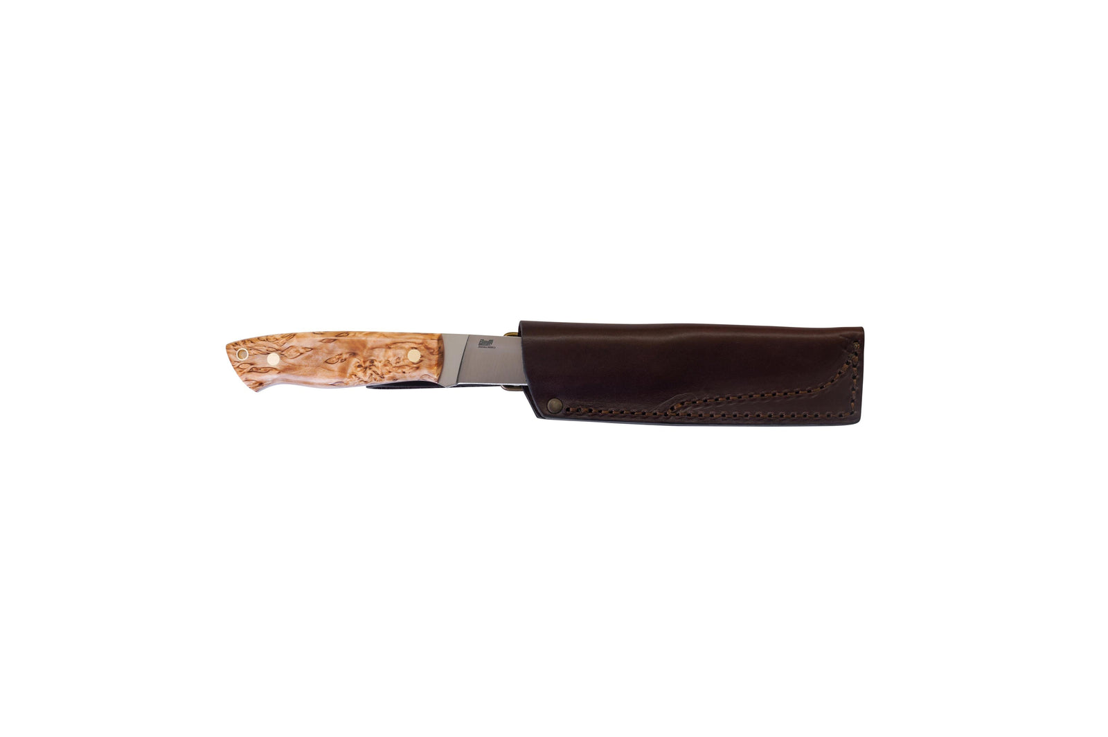 Brisa - Trapper 95 - CurlyBirch - Flat - Bushcraft - 21 cm - Bushcraft knives