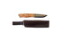 Brisa - Trapper 95 - CurlyBirch - Scandi - Bushcraft - 21 cm - Bushcraft knives