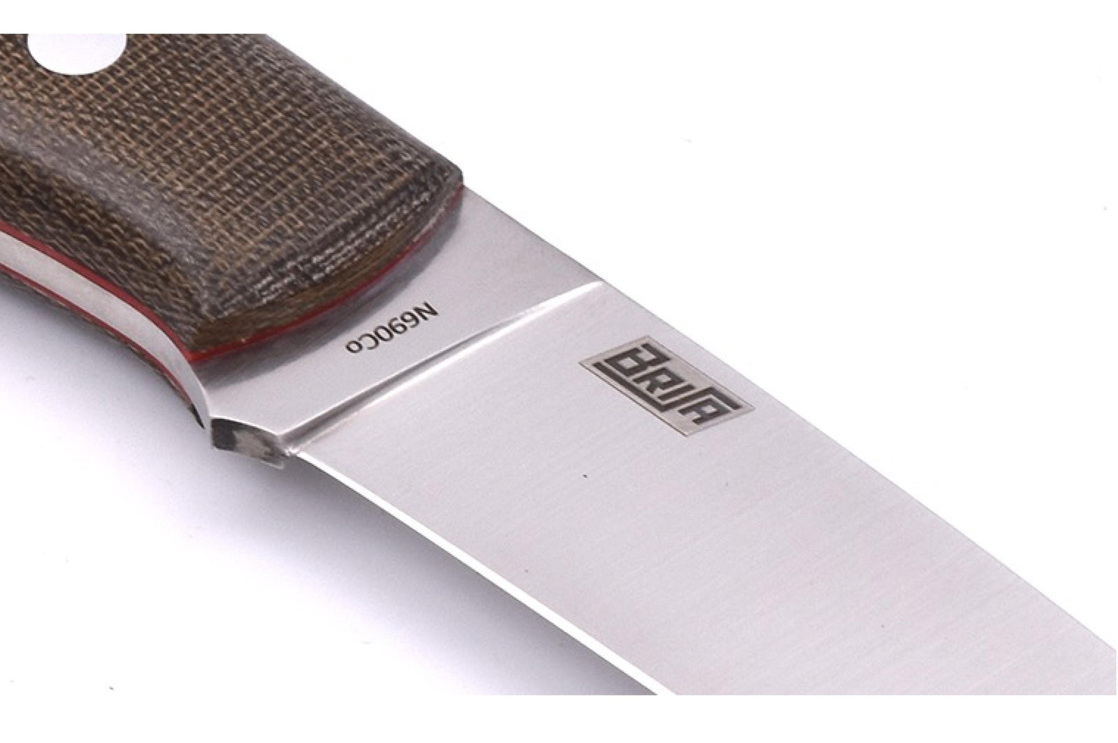 Brisa - Trapper 95 - GreenMicarta - Flat - Firesteel - 21 cm - Bushcraft knives