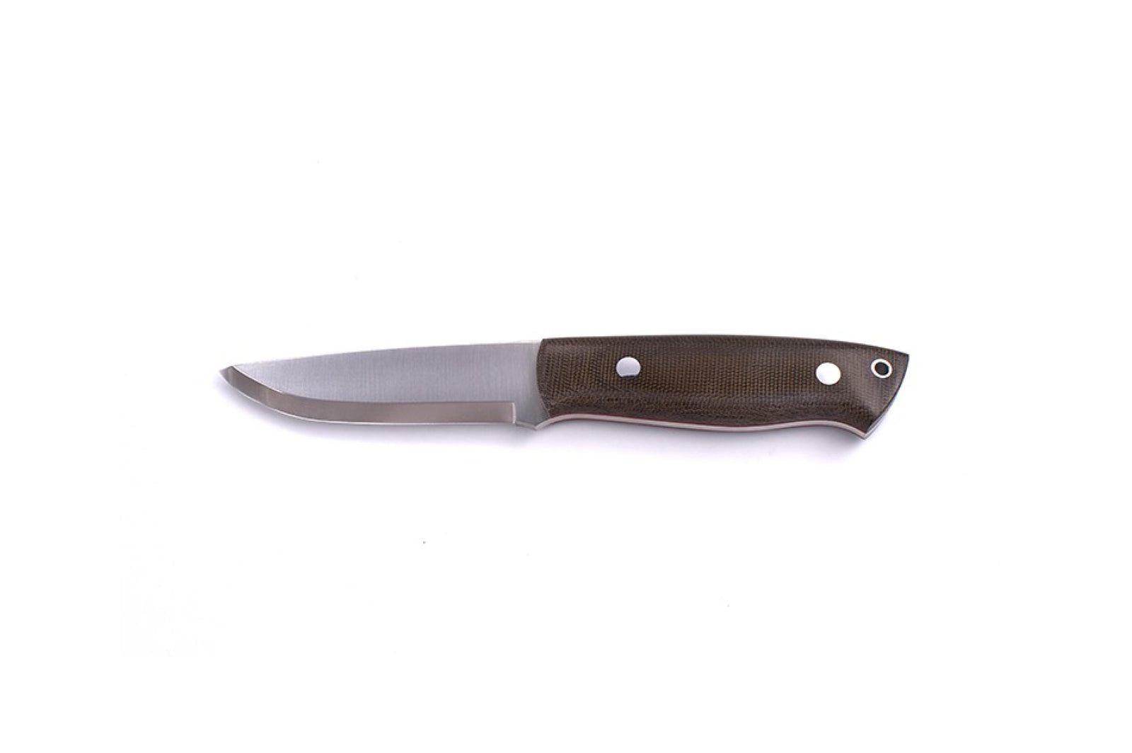 Brisa - Trapper 95 - GreenMicarta - Scandi - Firesteel - 21 cm - Bushcraft knives