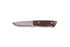 Brisa - Trapper 95 - GreenMicarta - Scandi - Leather - 21 cm - Bushcraft knives