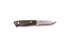 Brisa - Trapper 95 - GreenMicarta - Scandi - Leather - 21 cm - Bushcraft knives