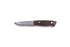 Brisa - Trapper 95 - GreenMicarta - Scandi - Leather - 21 cm - Bushcraft knives