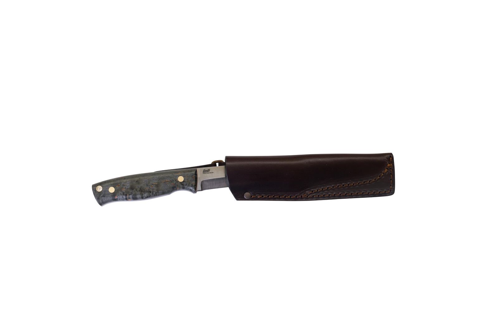 Brisa - Trooper 115 - BlackCurlyBirch - Scandi - Bushcraft - 23 cm - Bushcraft knives