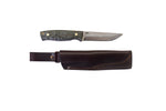 Brisa - Trooper 115 - BlackCurlyBirch - Scandi - Bushcraft - 23 cm - Bushcraft knives