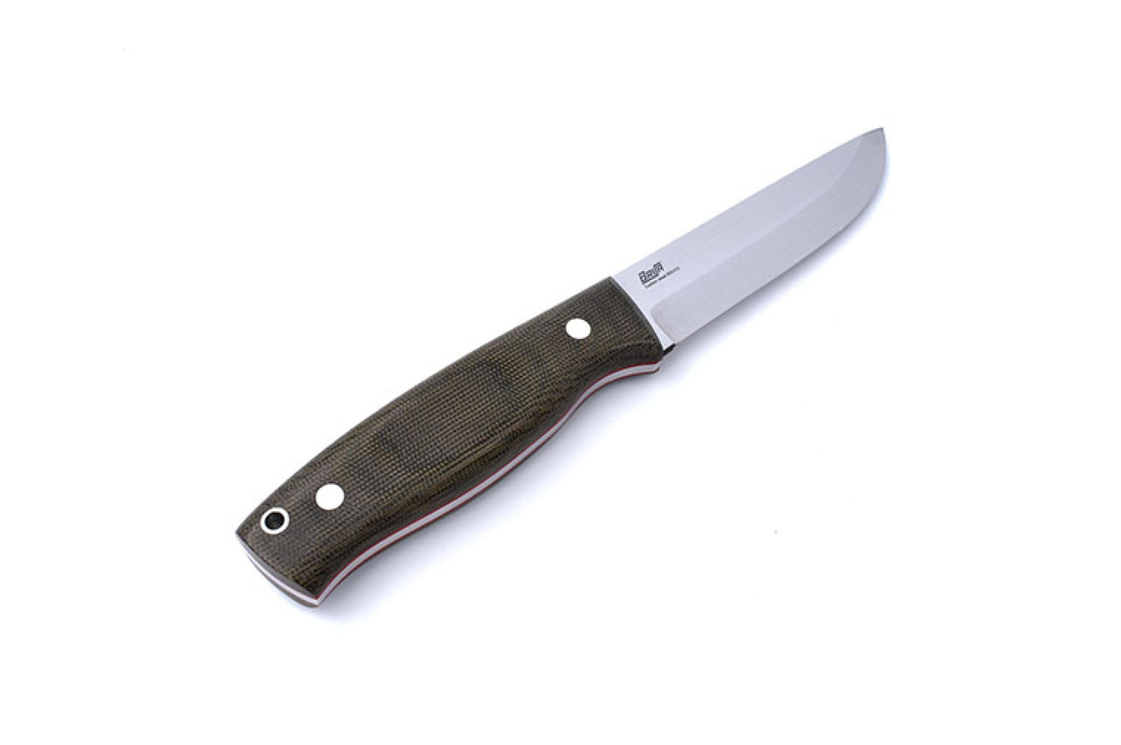 Brisa - Trooper 115 - GreenMicarta - Scandi - Bushcraft - 23 cm - Bushcraft knives