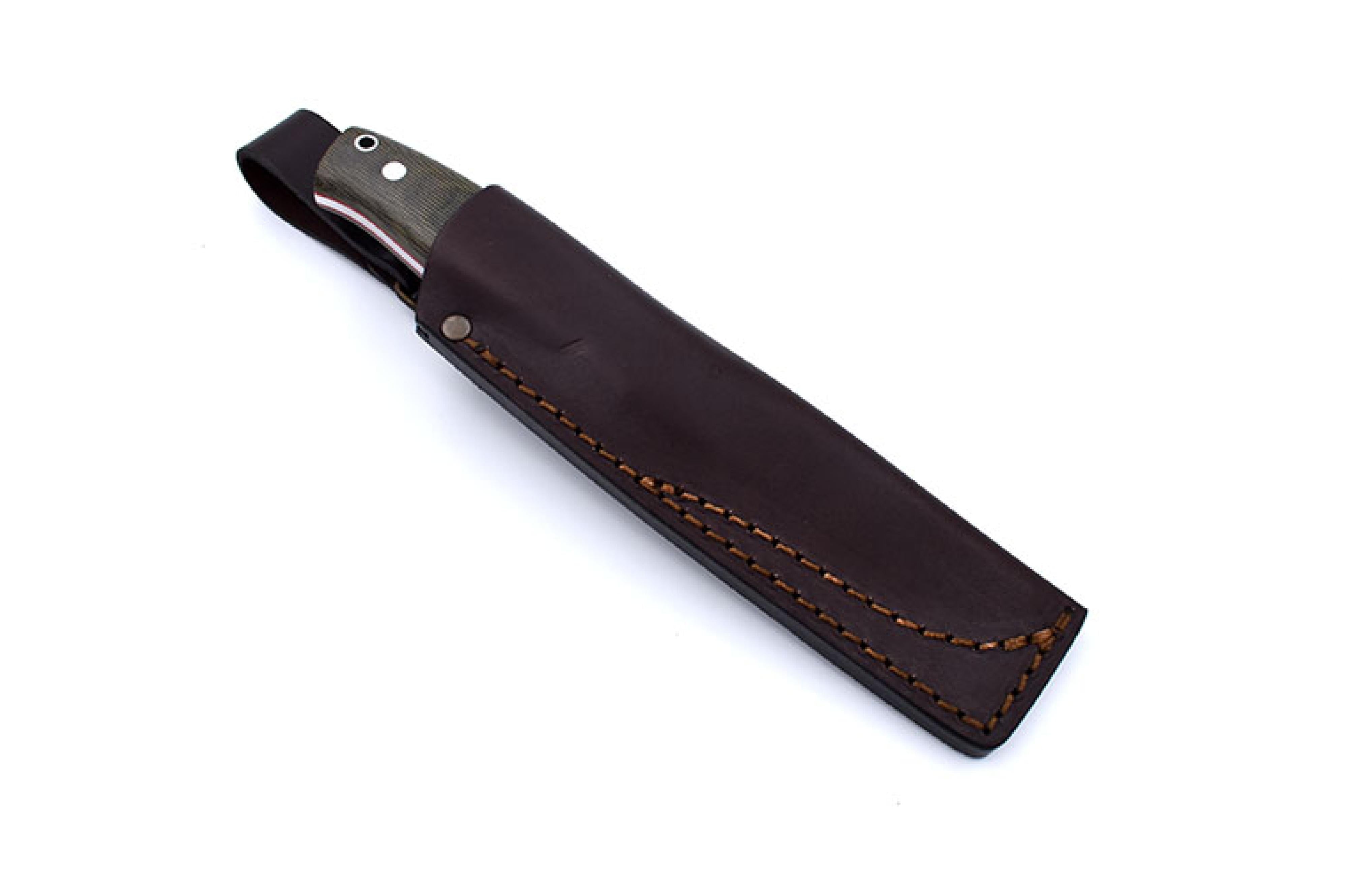 Brisa - Trooper 115 - GreenMicarta - Scandi - Bushcraft - 23 cm - Bushcraft knives